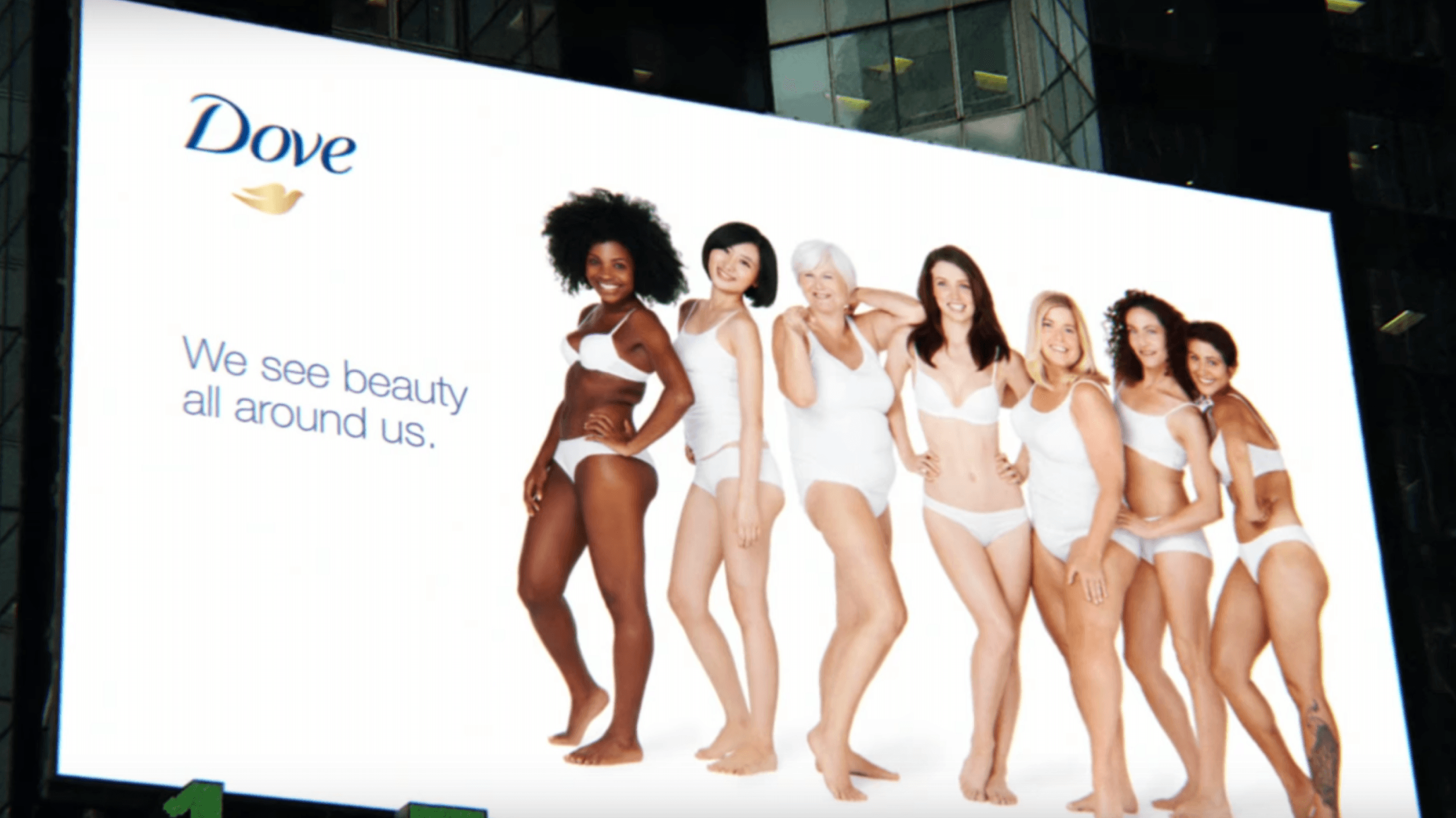 Dove real beauty campaign