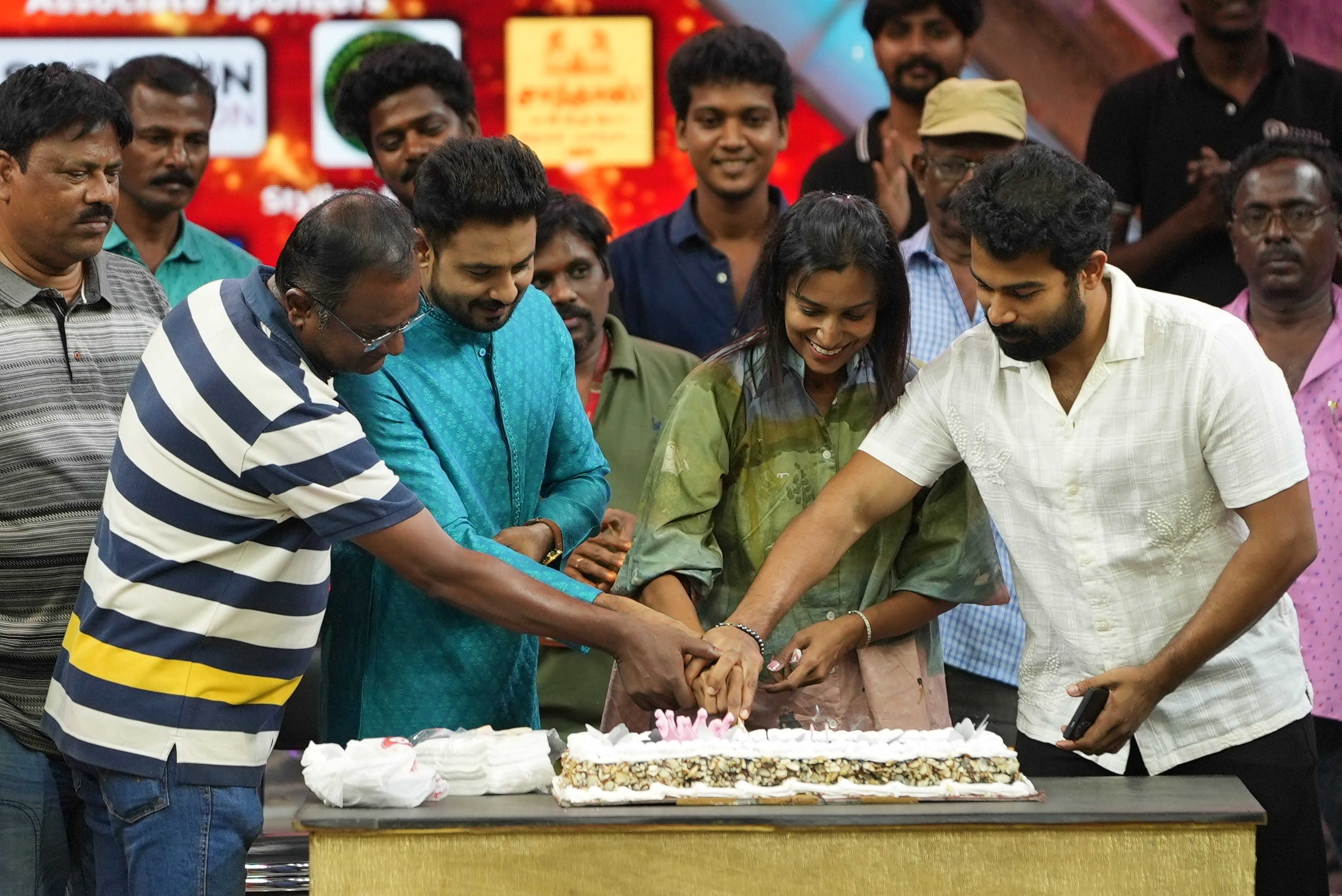 grayscale photography of two crouching men