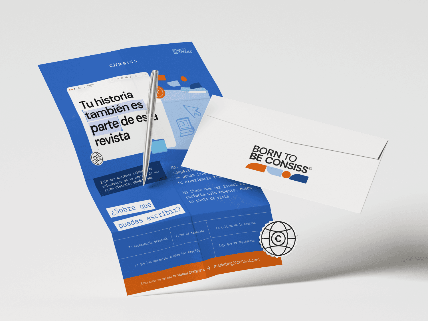 Chair standing on the water