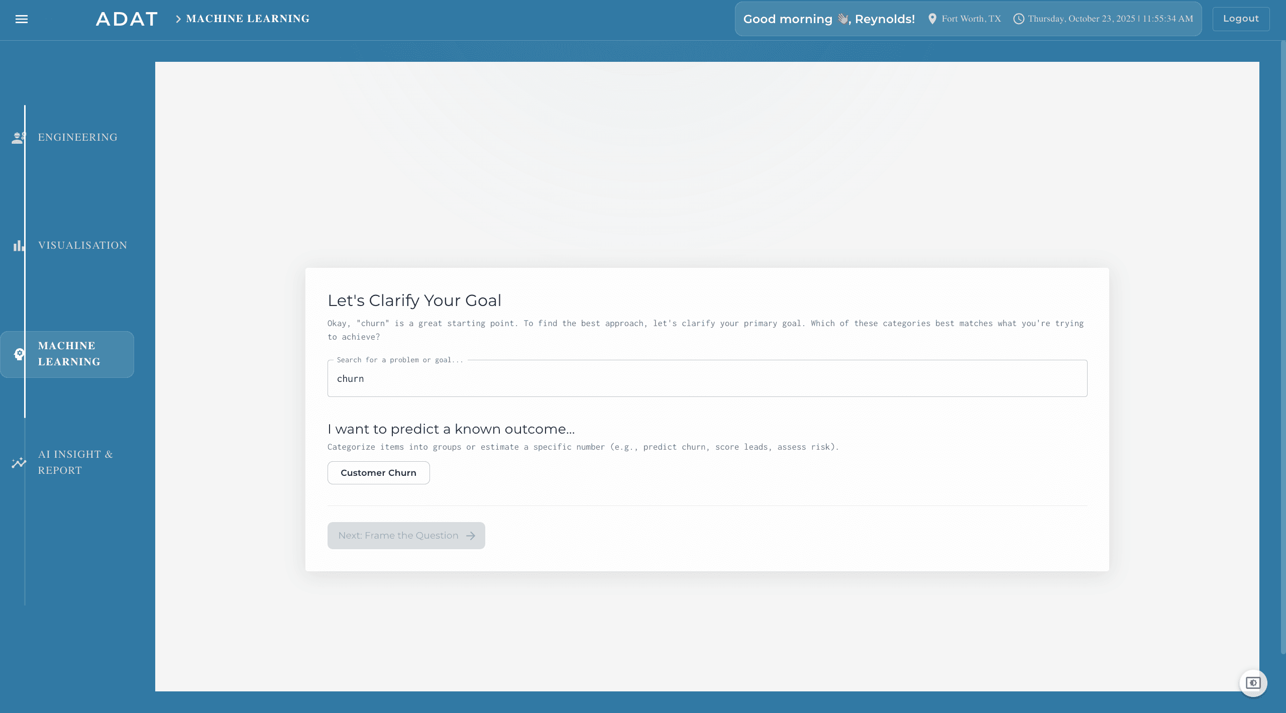 Retention graph with user return notifications for analyzing feature effectiveness.