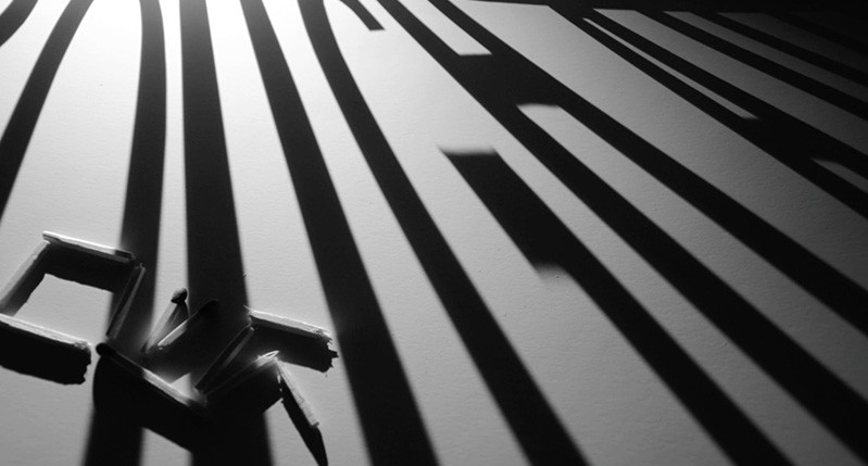shadow on white