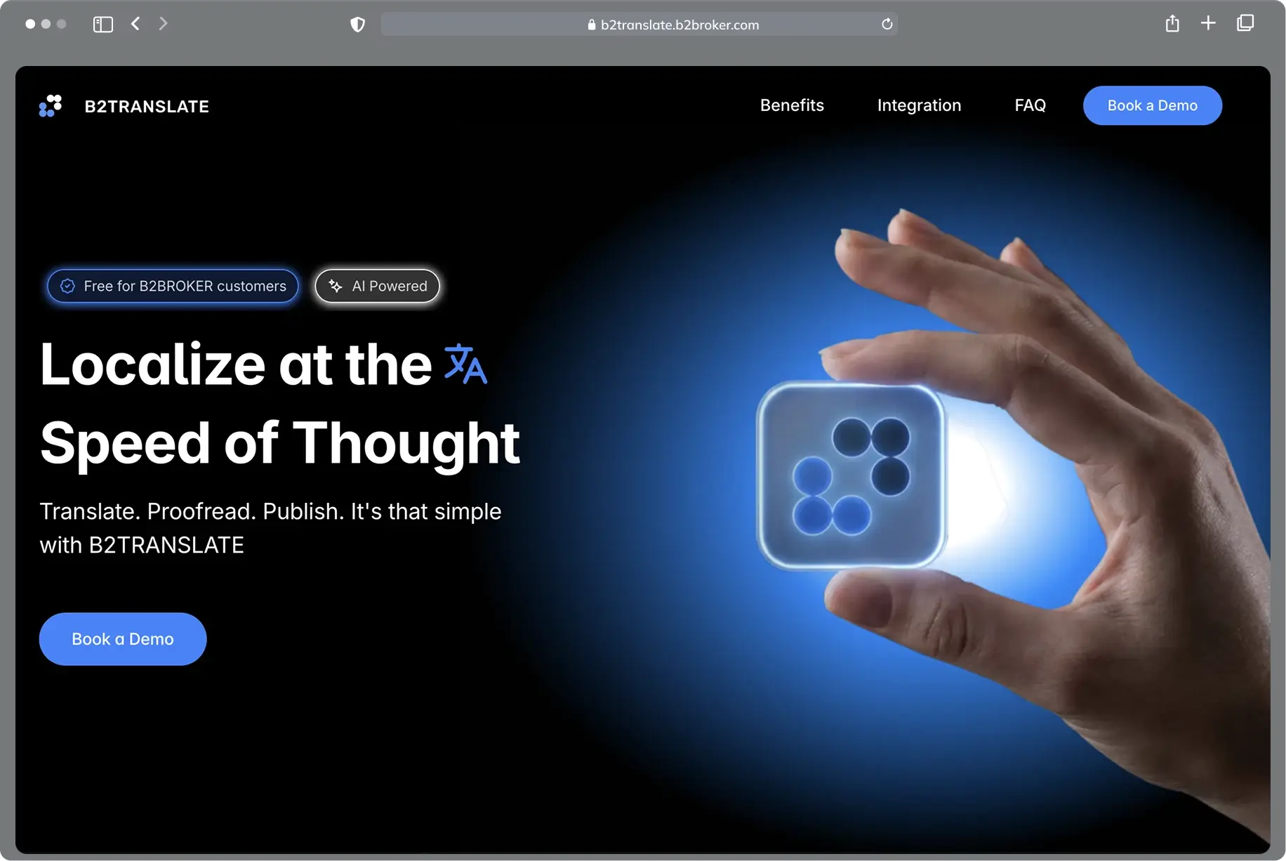 WSA website example