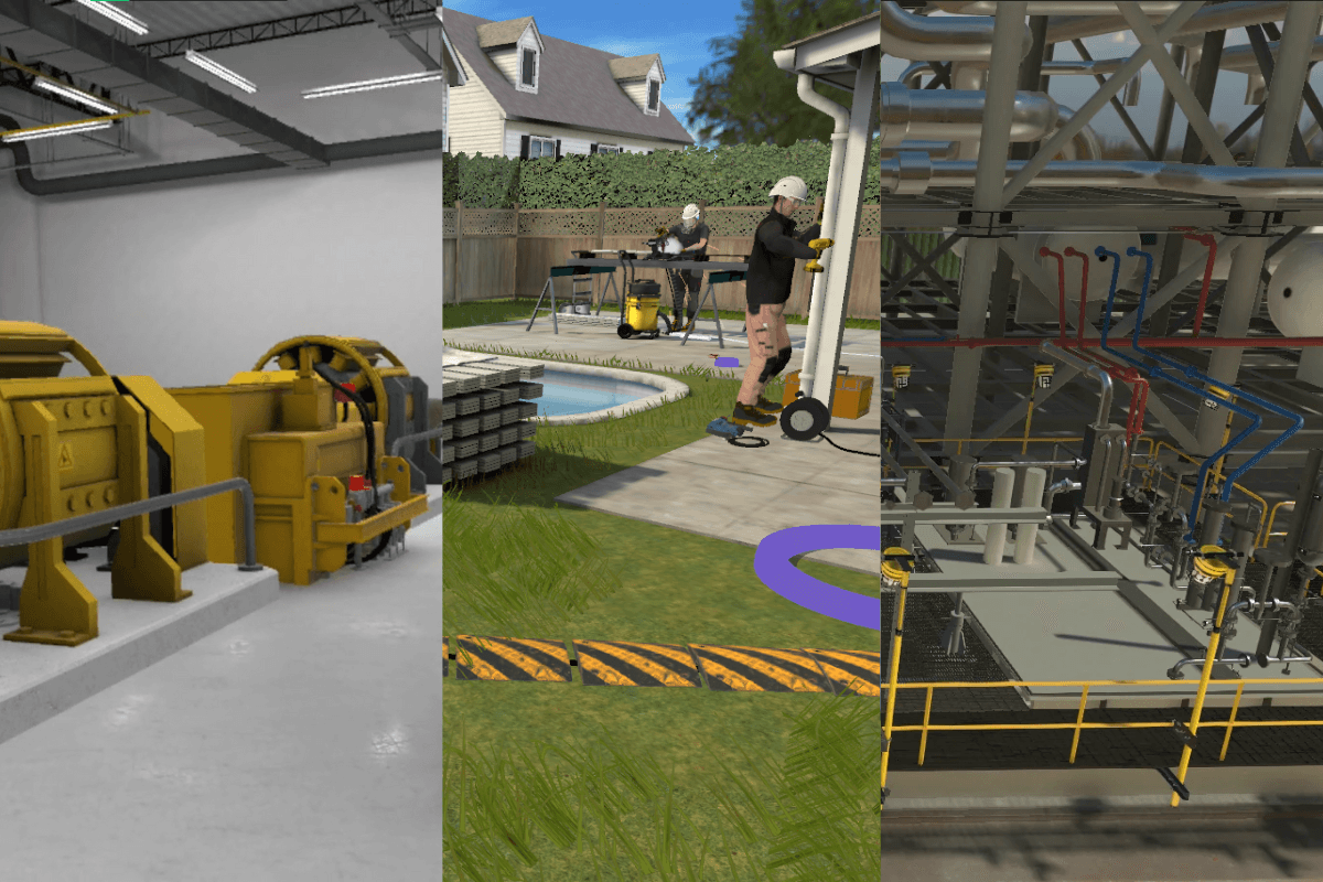 Three vr training software compared side-by-side
