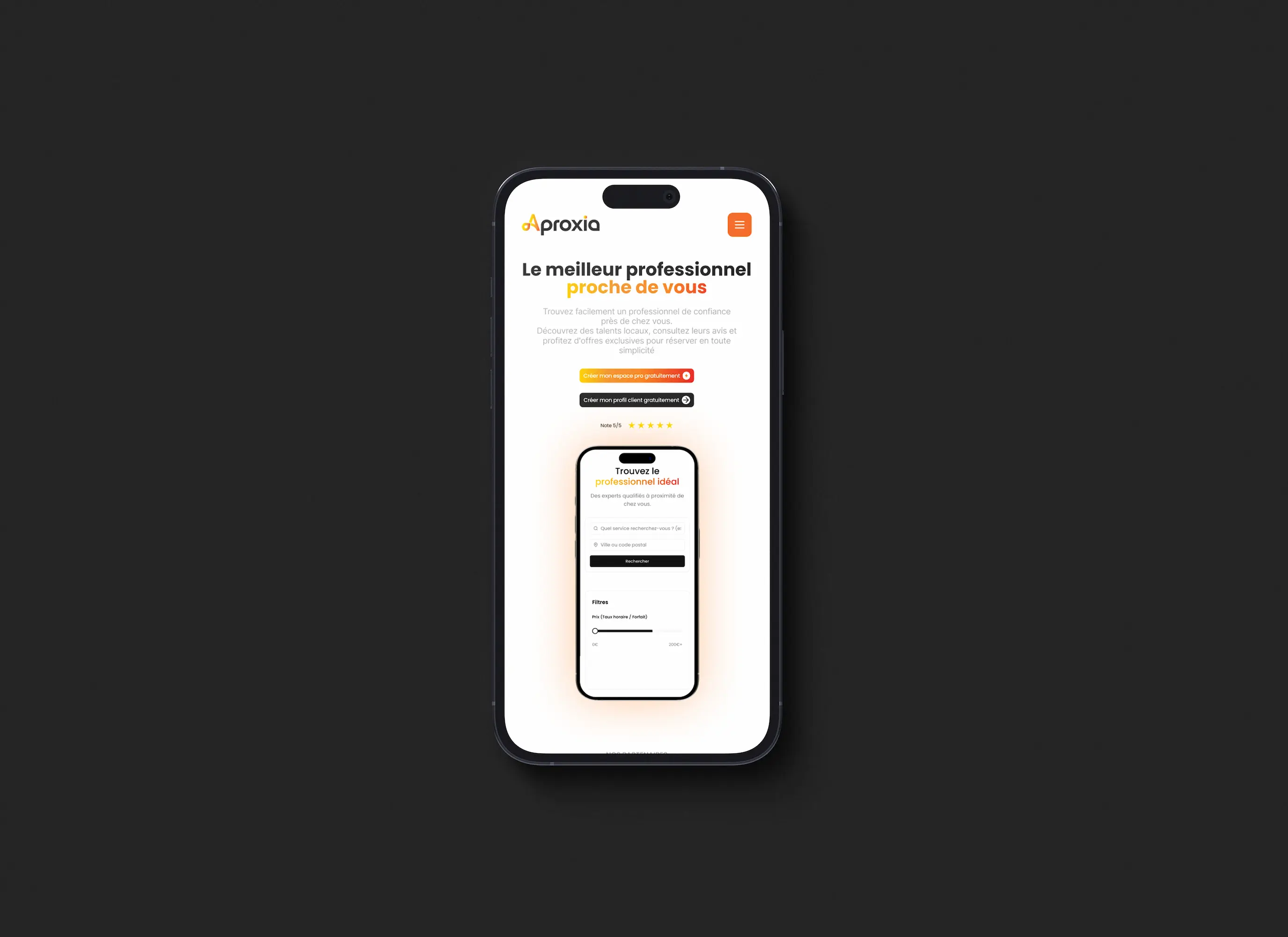 Landing page Aproxia