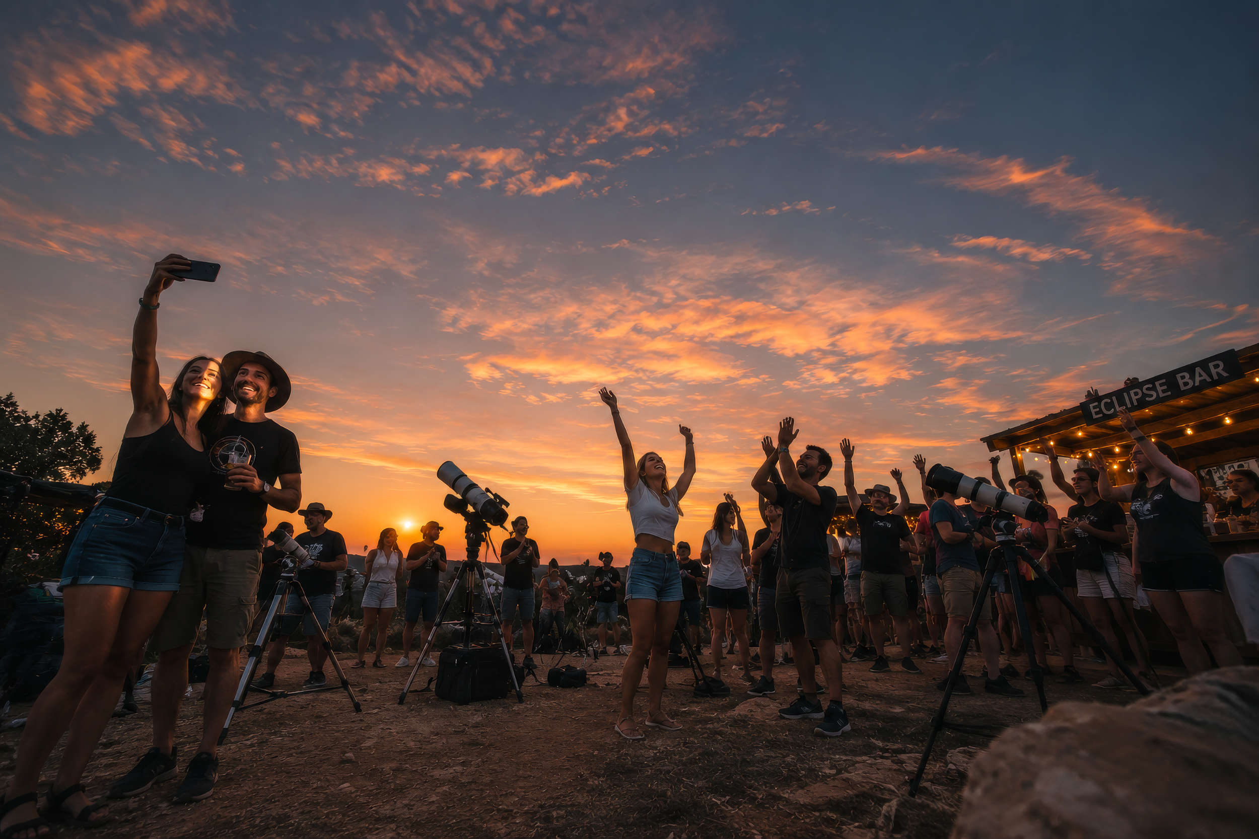 celebrating a solar eclipse
