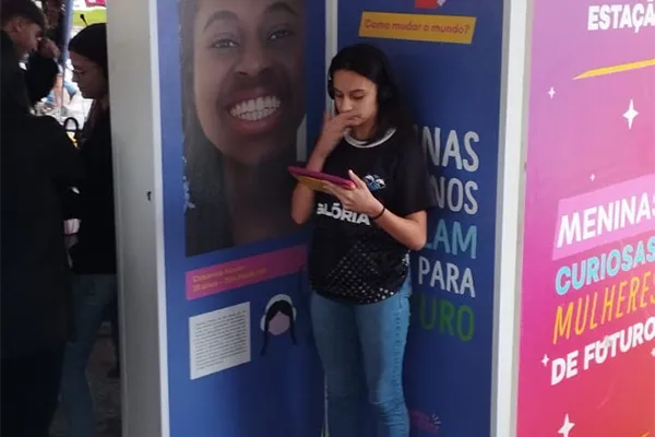 Estação 'Mude o Mundo LAB'.