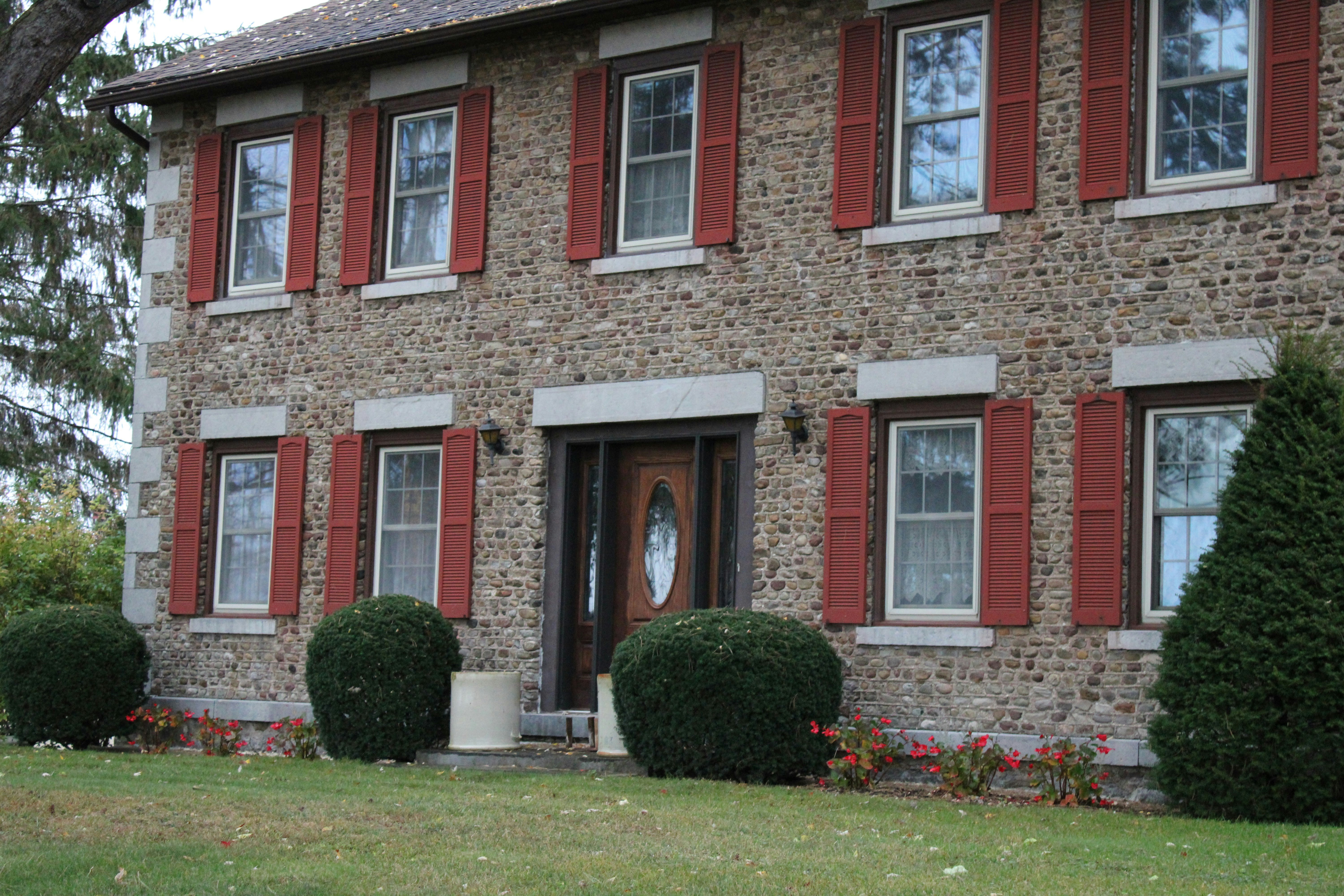 Front of a Stone Home