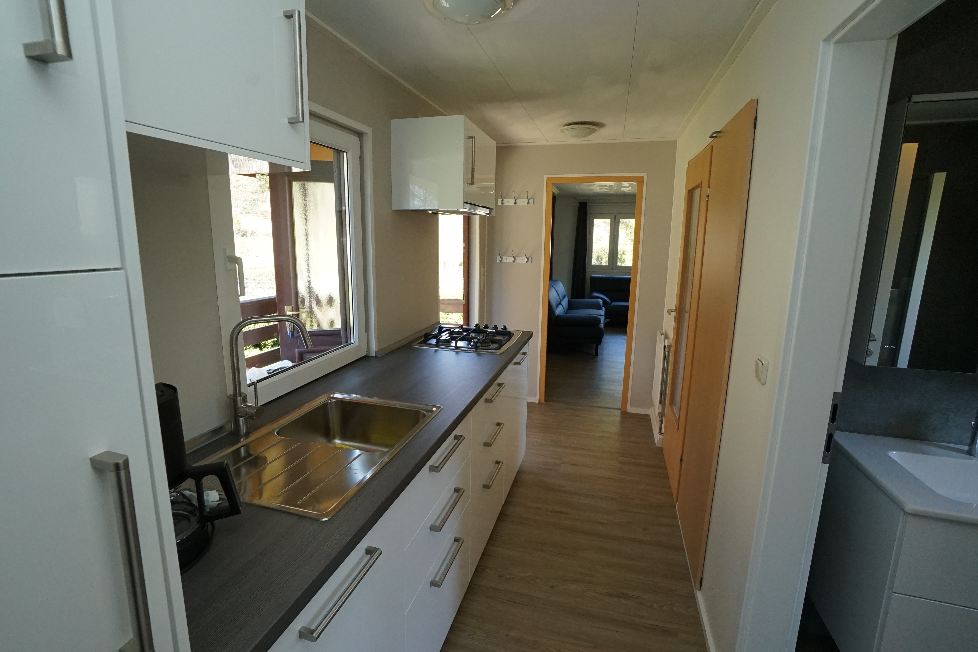 Kitchen in the hallway