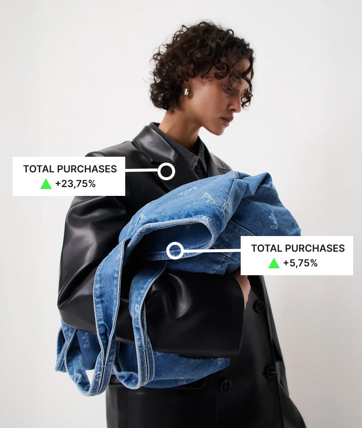 Fashion purchases increase data