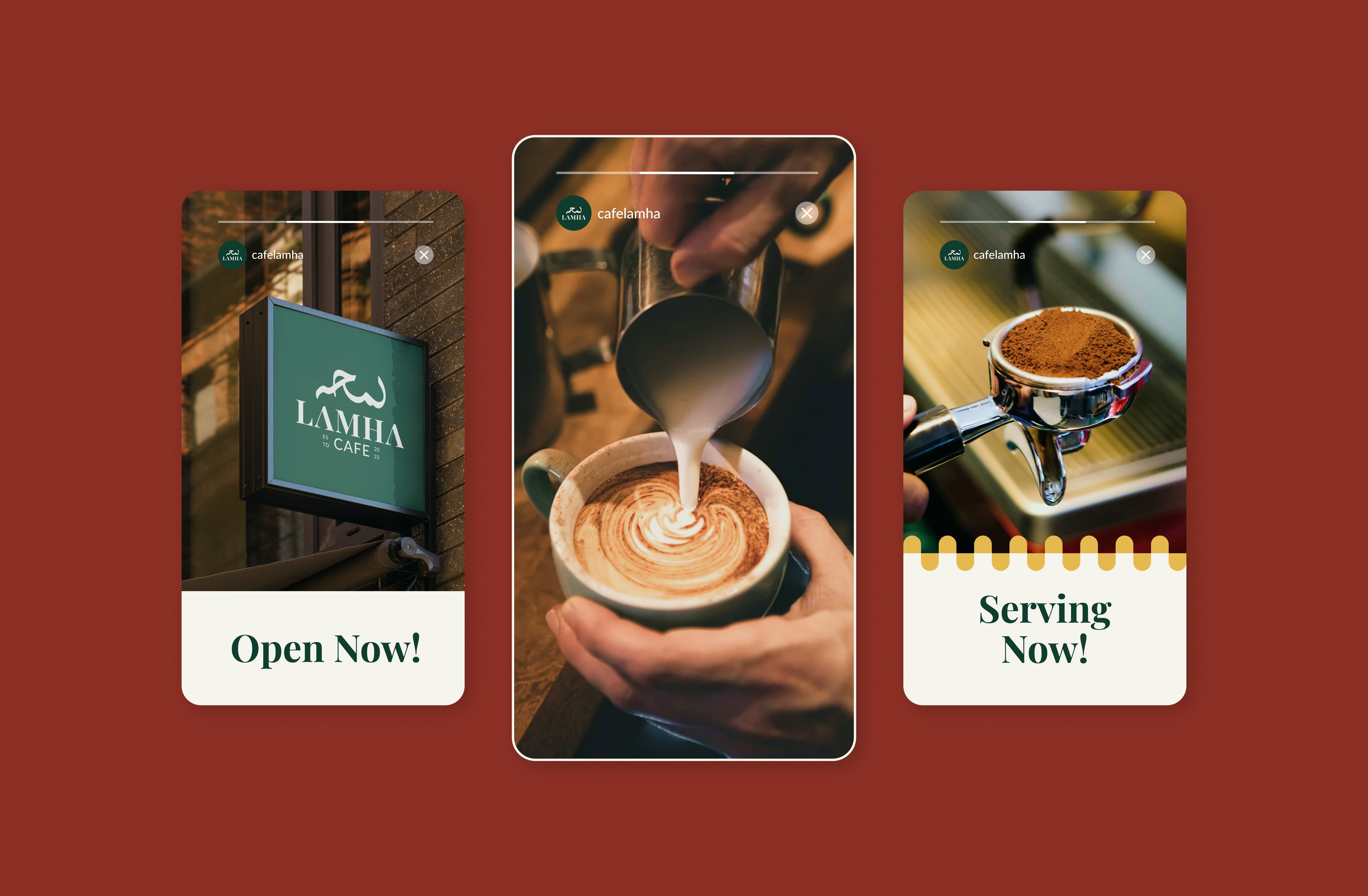 Social Media, Story Highlight, Cafe, Branding