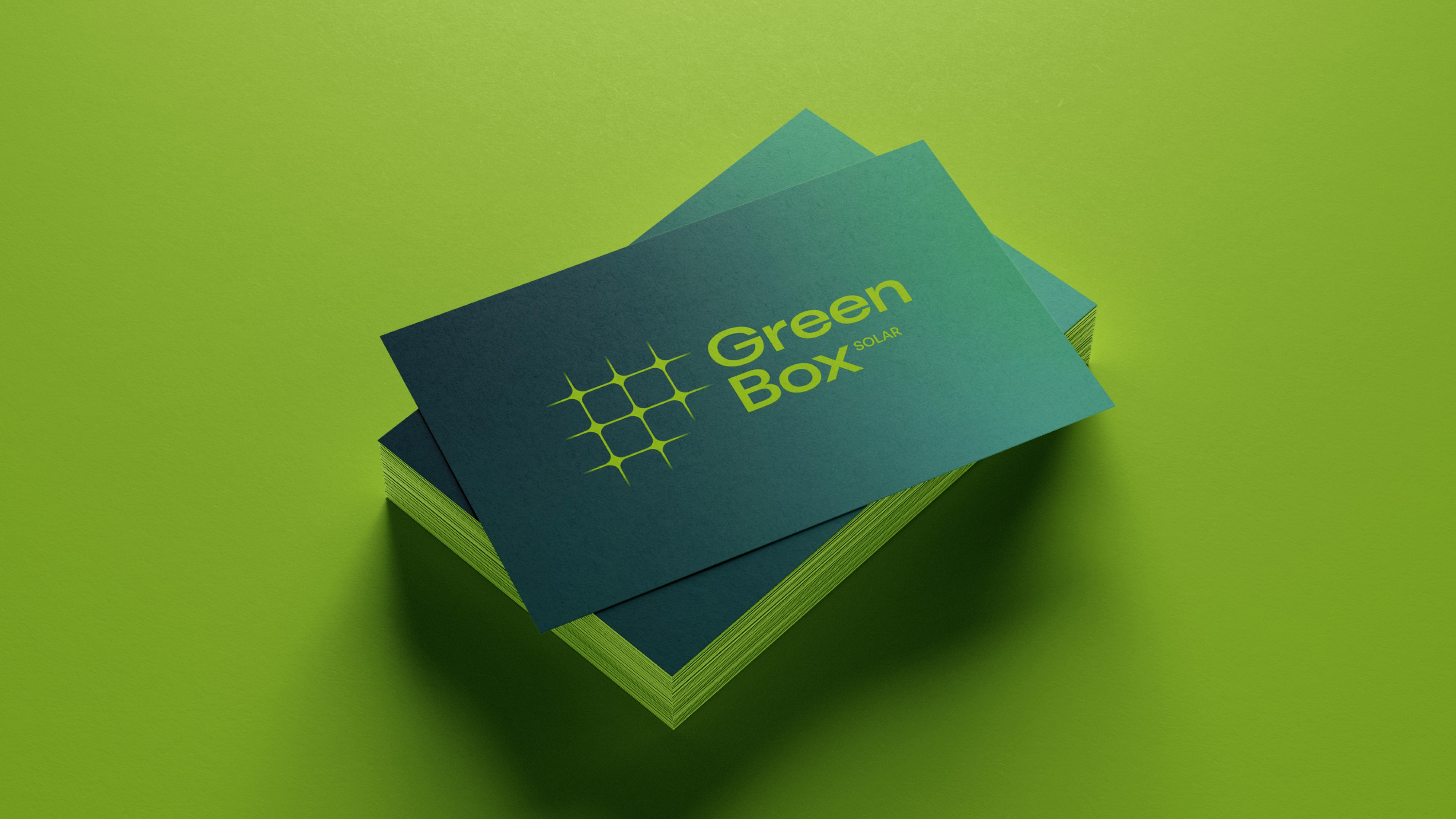 carte de visite green box solar