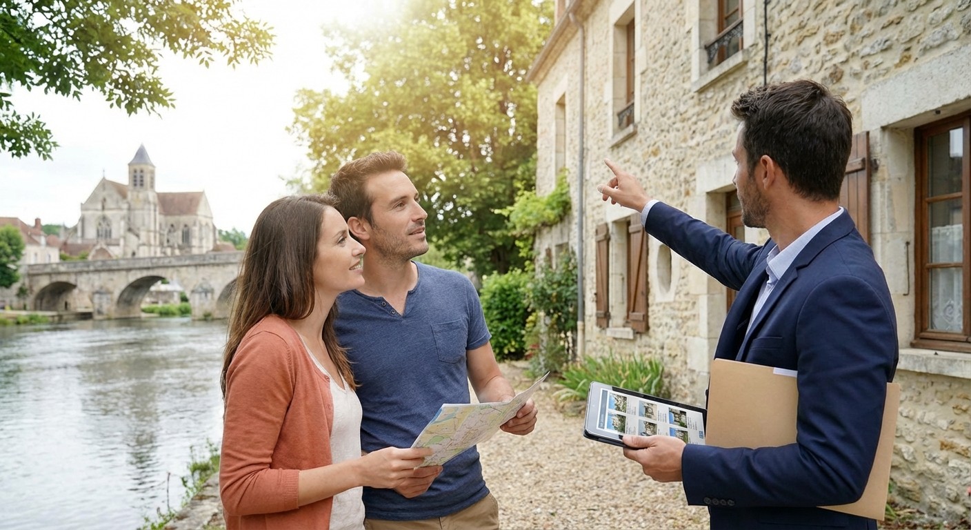 recherche et l'acquisition de biens immobilier moret sur loing