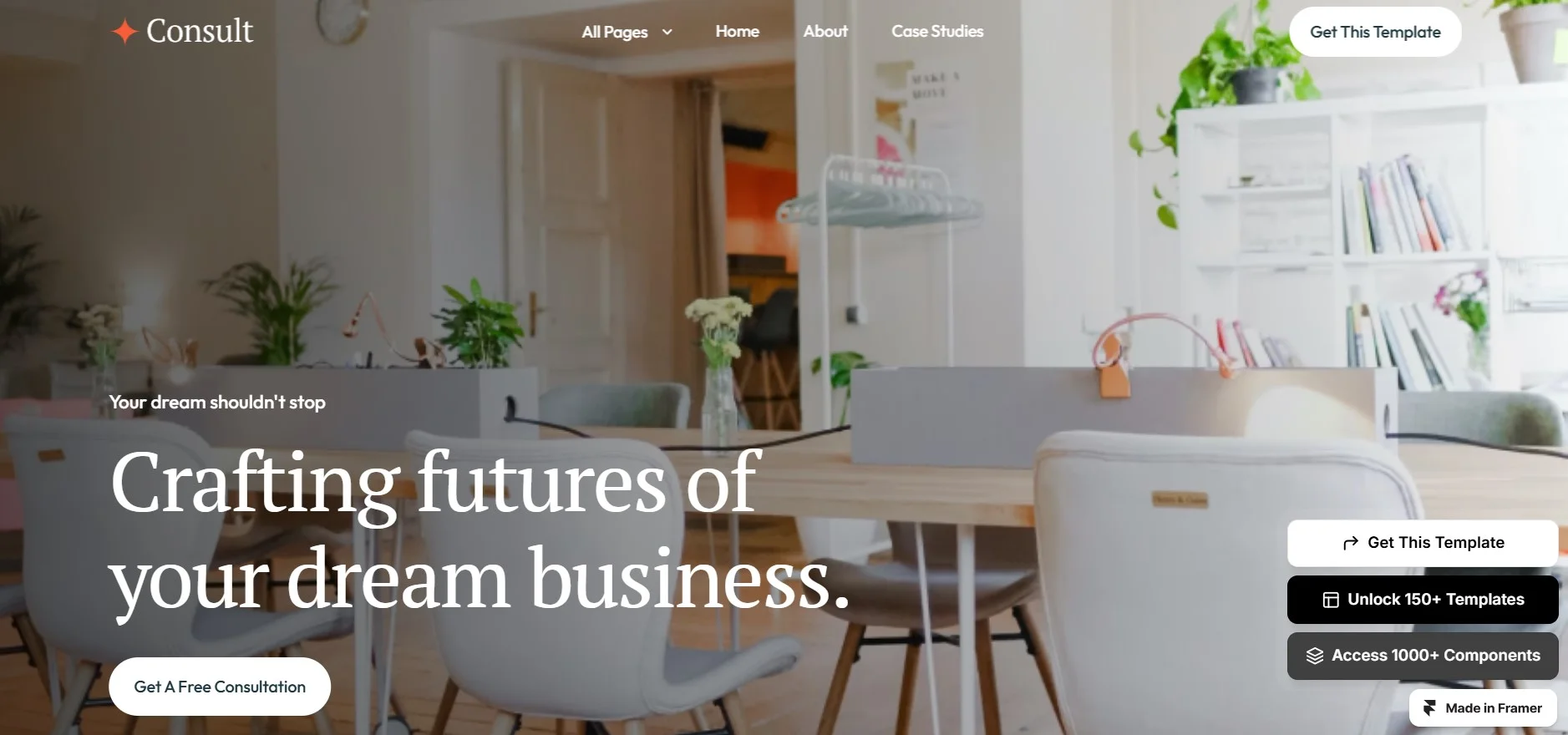 Best Framer Templates for Consultancy - Consult