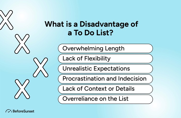 What is a Disadvantage of a To Do List?