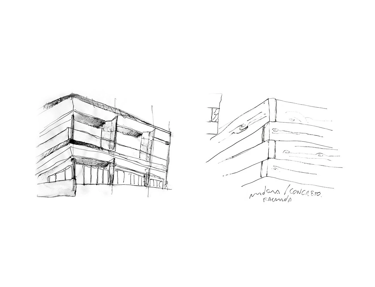 Boceto arquitectónico de Vallarta House por Ezequiel Farca Studio, residencia de lujo en Puerto Vallarta