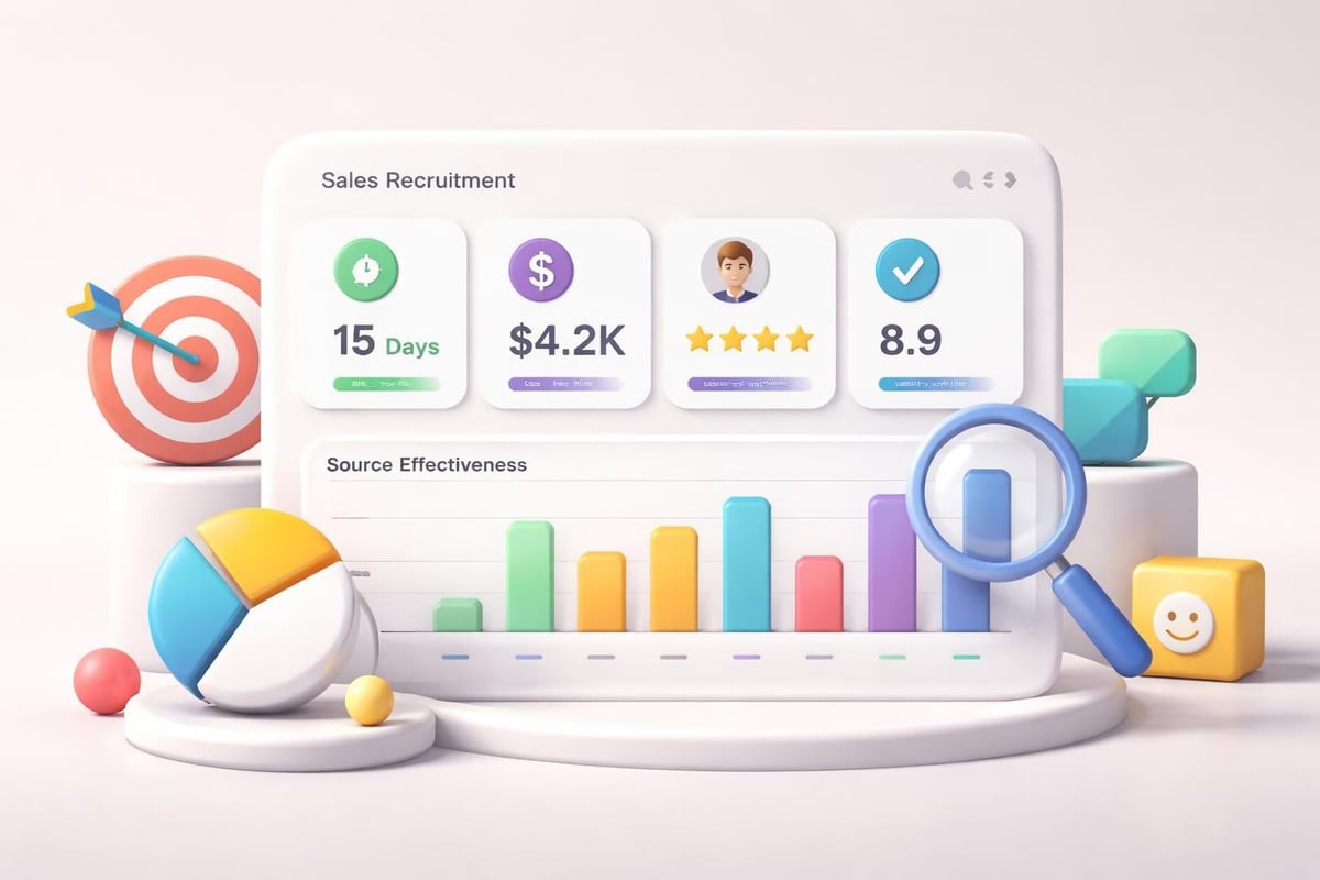 Recruitment metrics dashboard