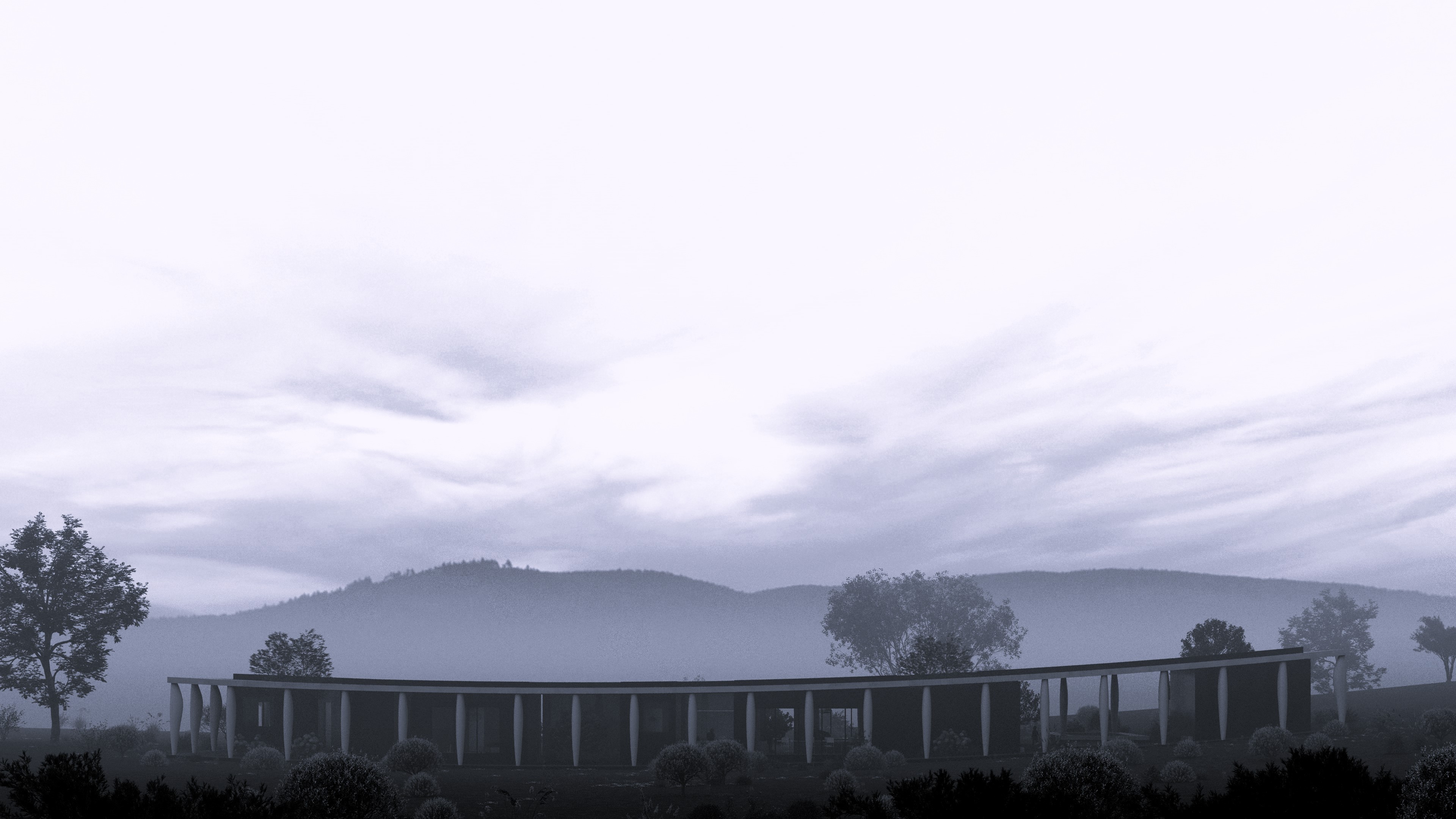 House on a slope project