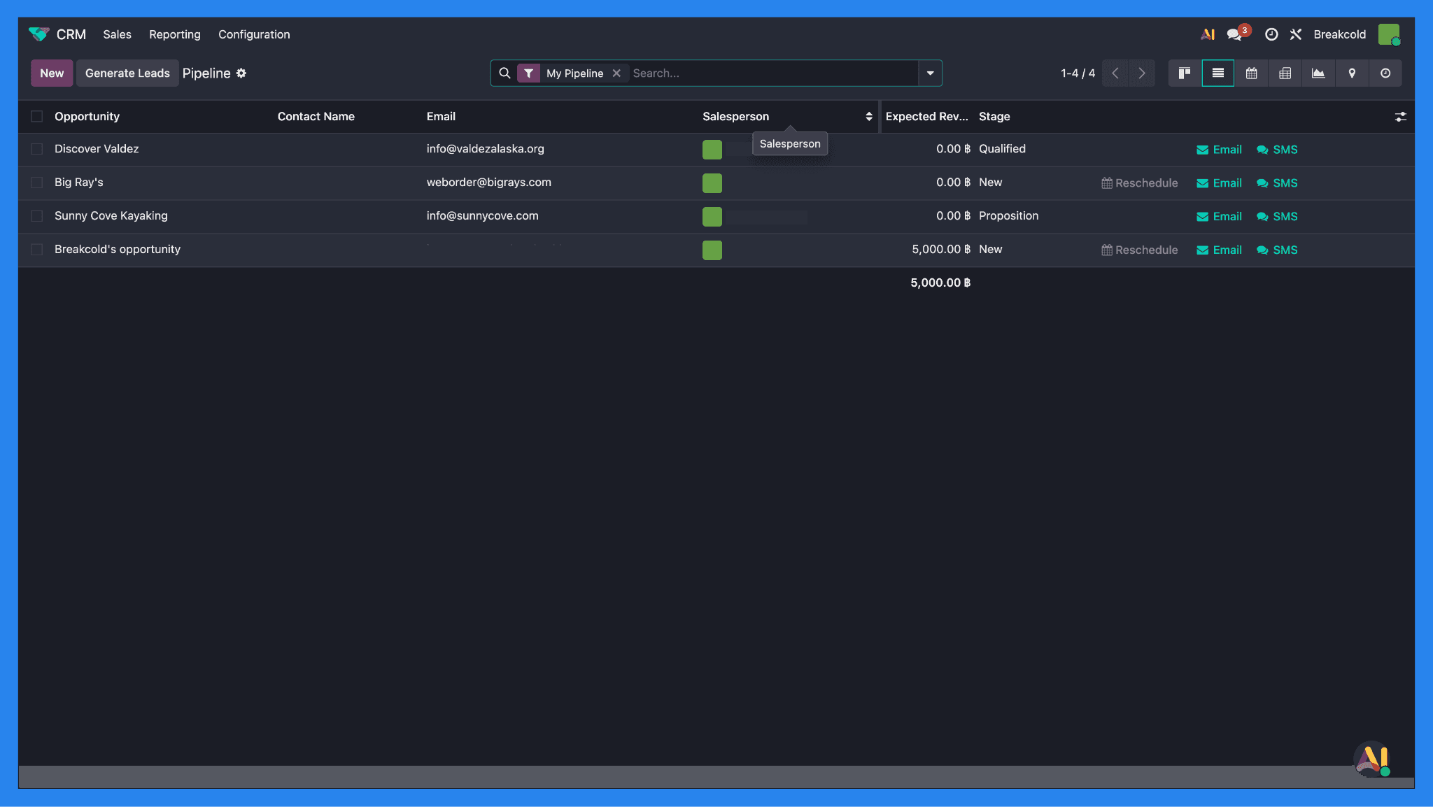 Pipeline & Deal Tracking