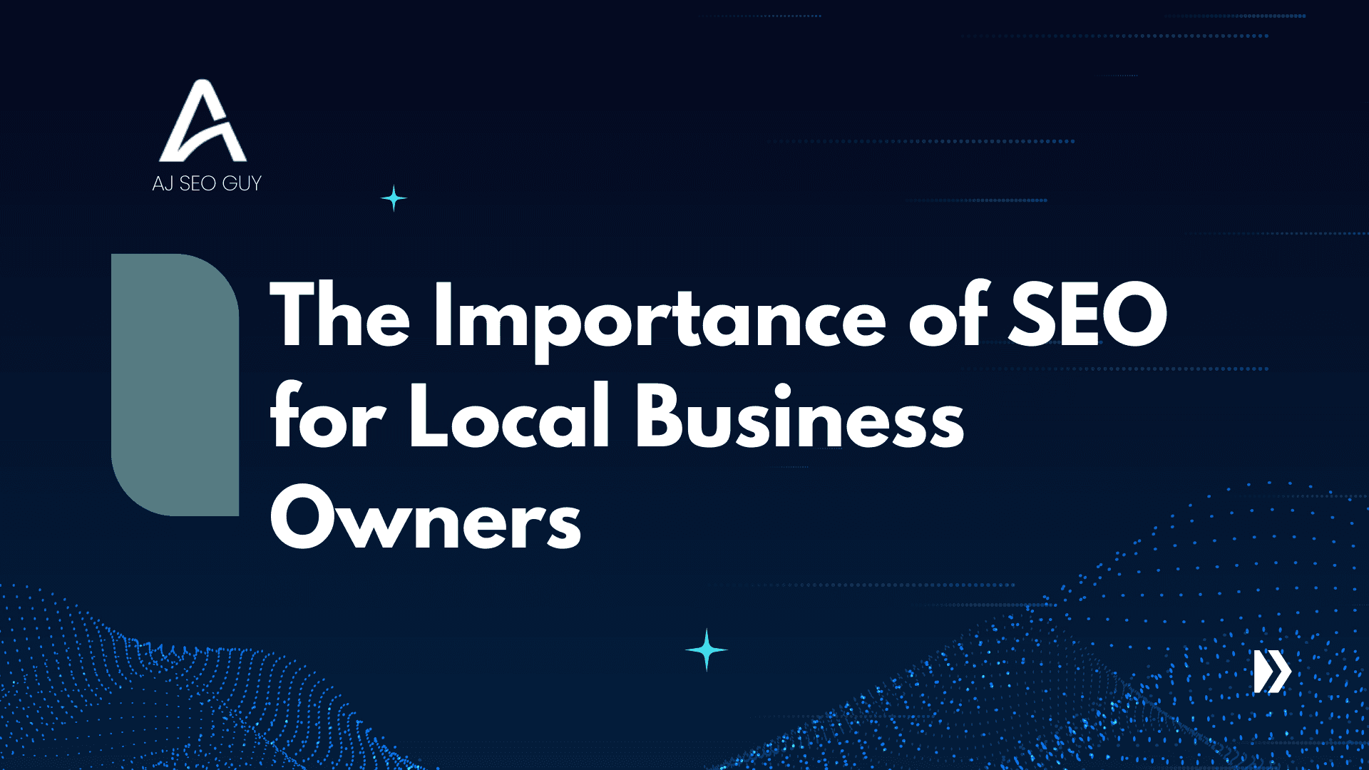 Importance ogf seo for local business owners graphic for a blog