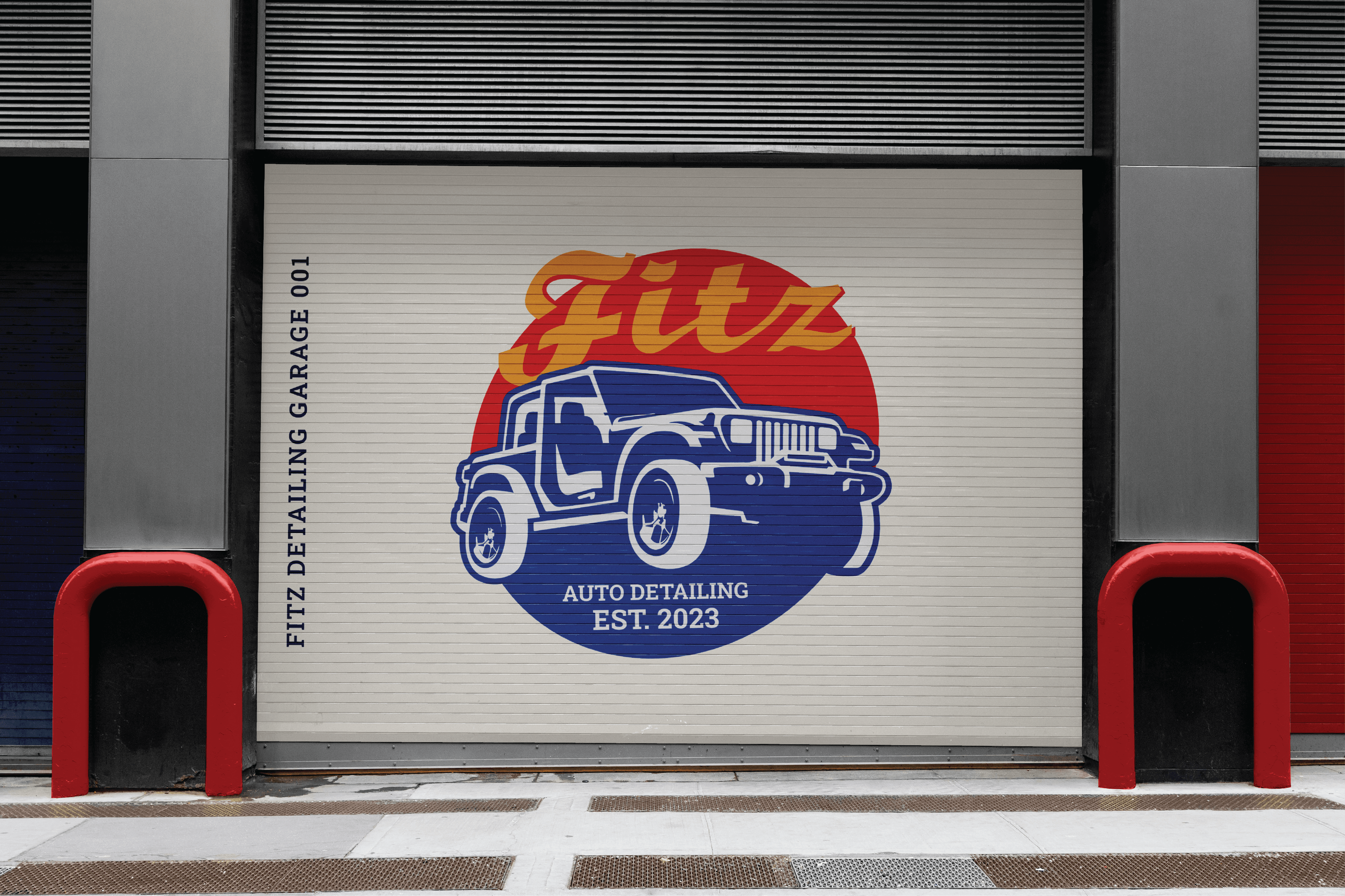 Fitz Auto Detailing Garage Mockup