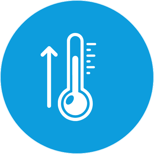 high temperature icon