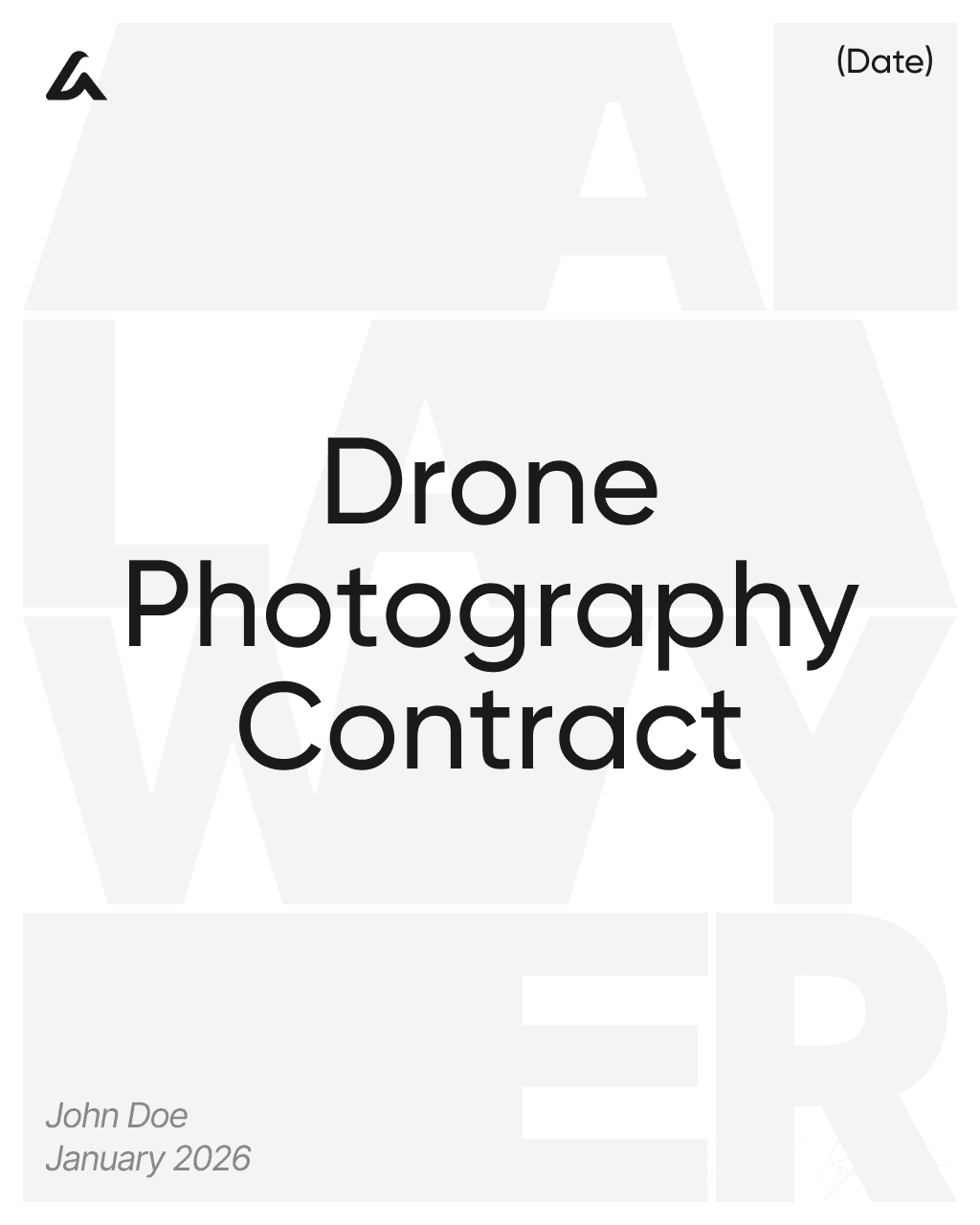 Drone Photography Contract