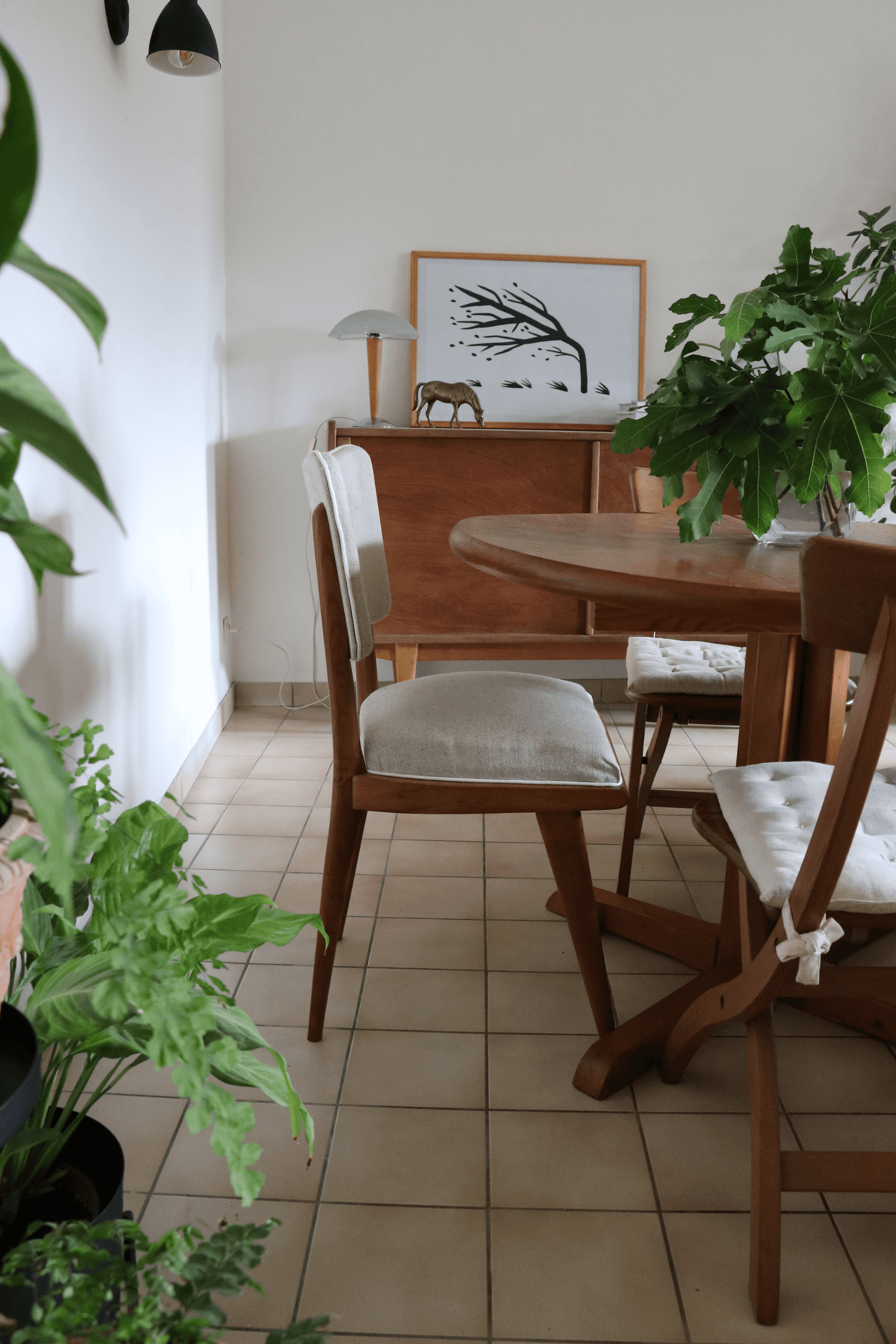 Chaise entièrement restaurée pour le projet