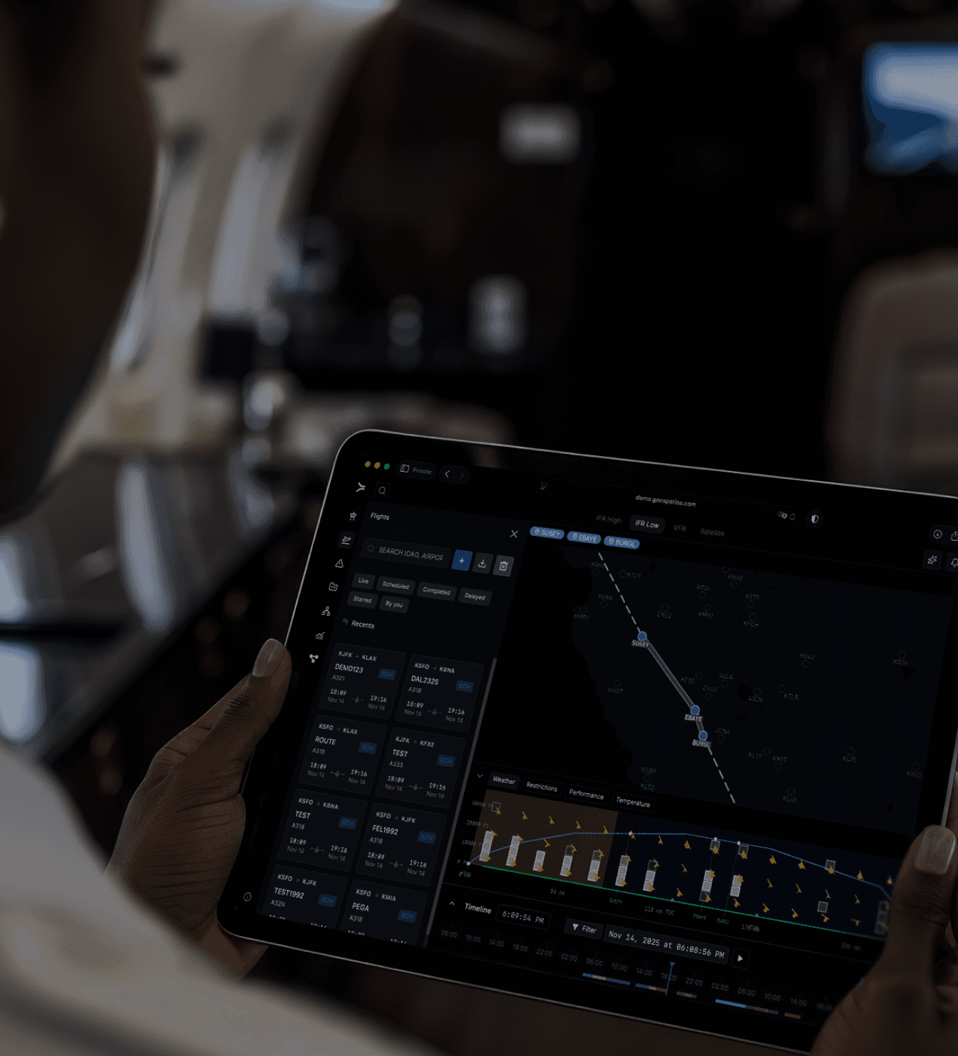 premium business flights