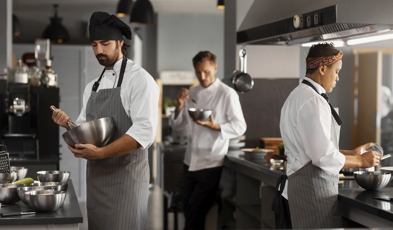 kitchen staff - back of house