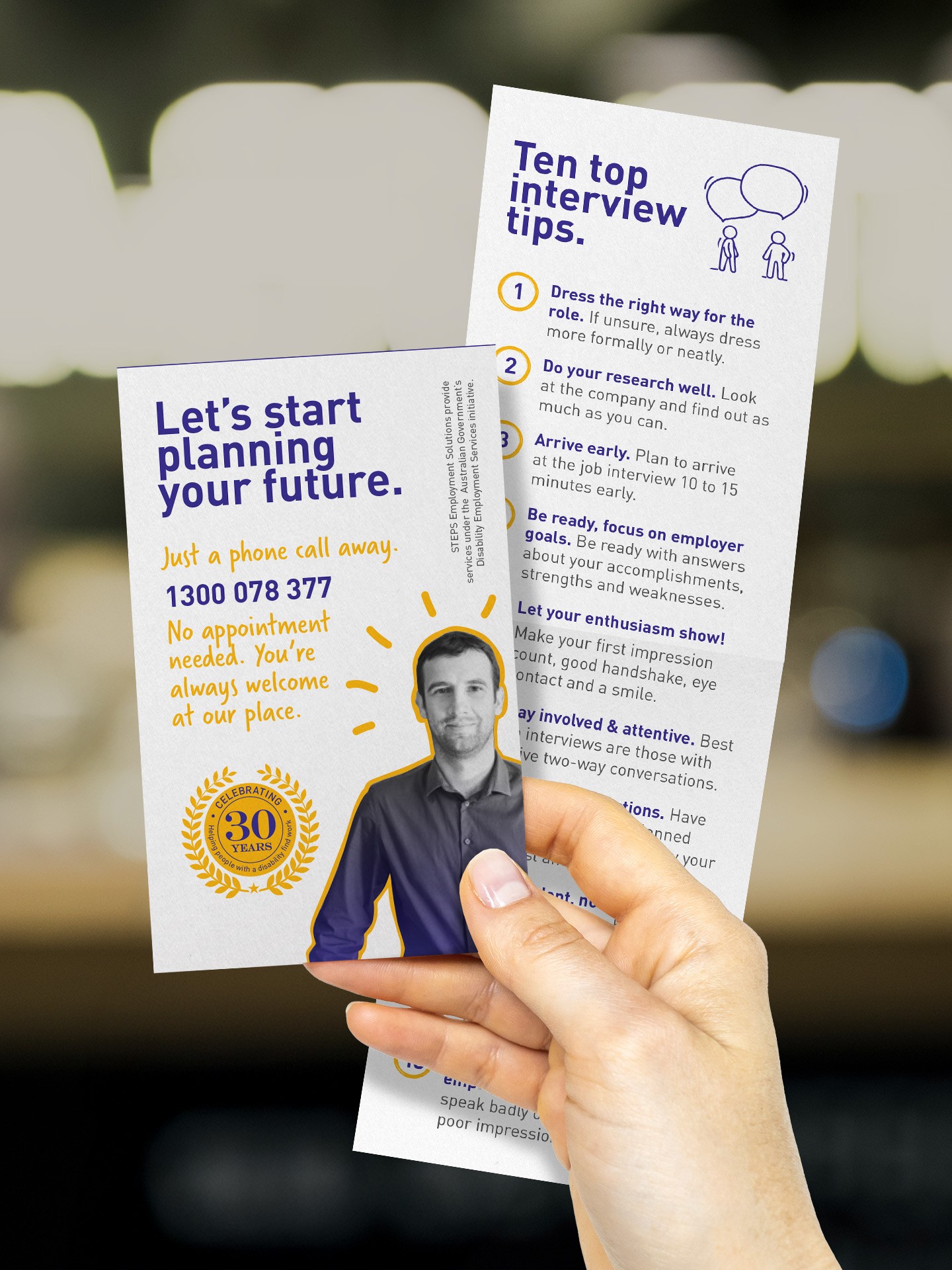 Top 10 interview tips guide and planner design