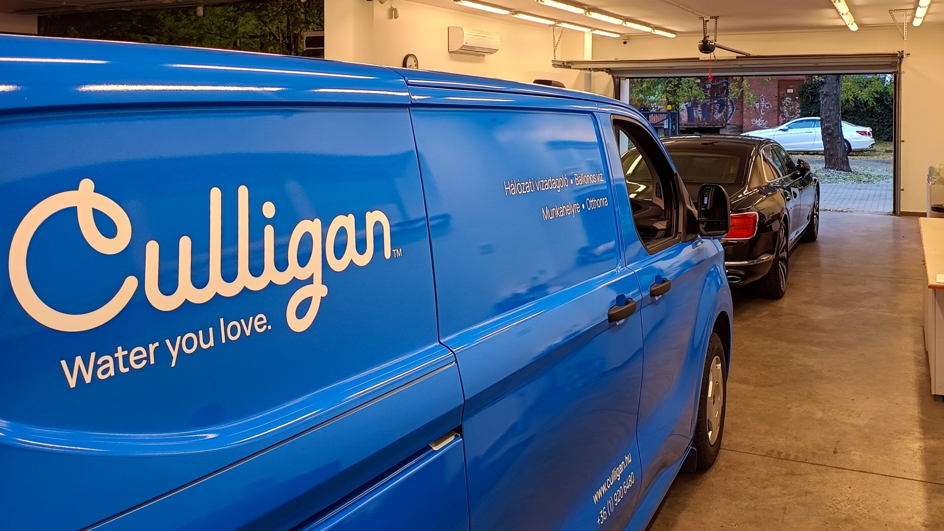 Teljes Culligan flotta wrapping és dekor