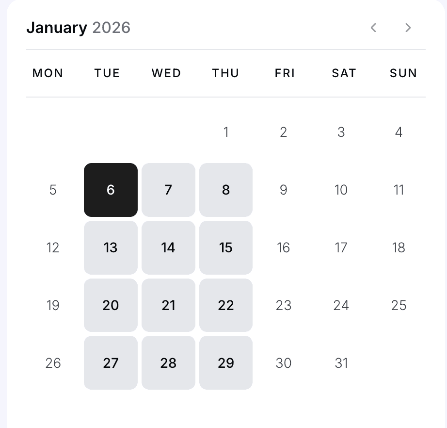 Grapheo booking calender for discovery calls