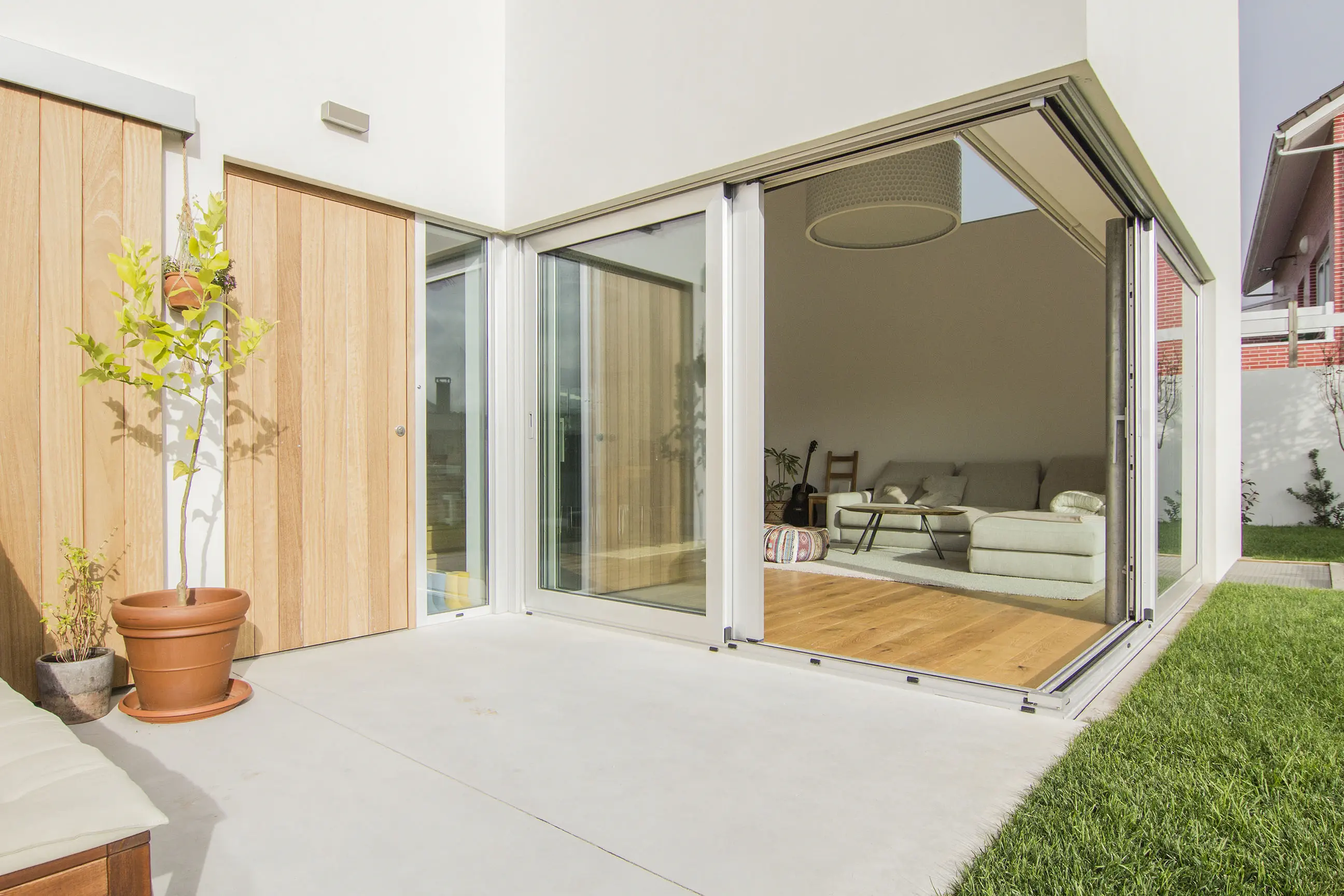 Maison contemporaine Razo - baie d'angle