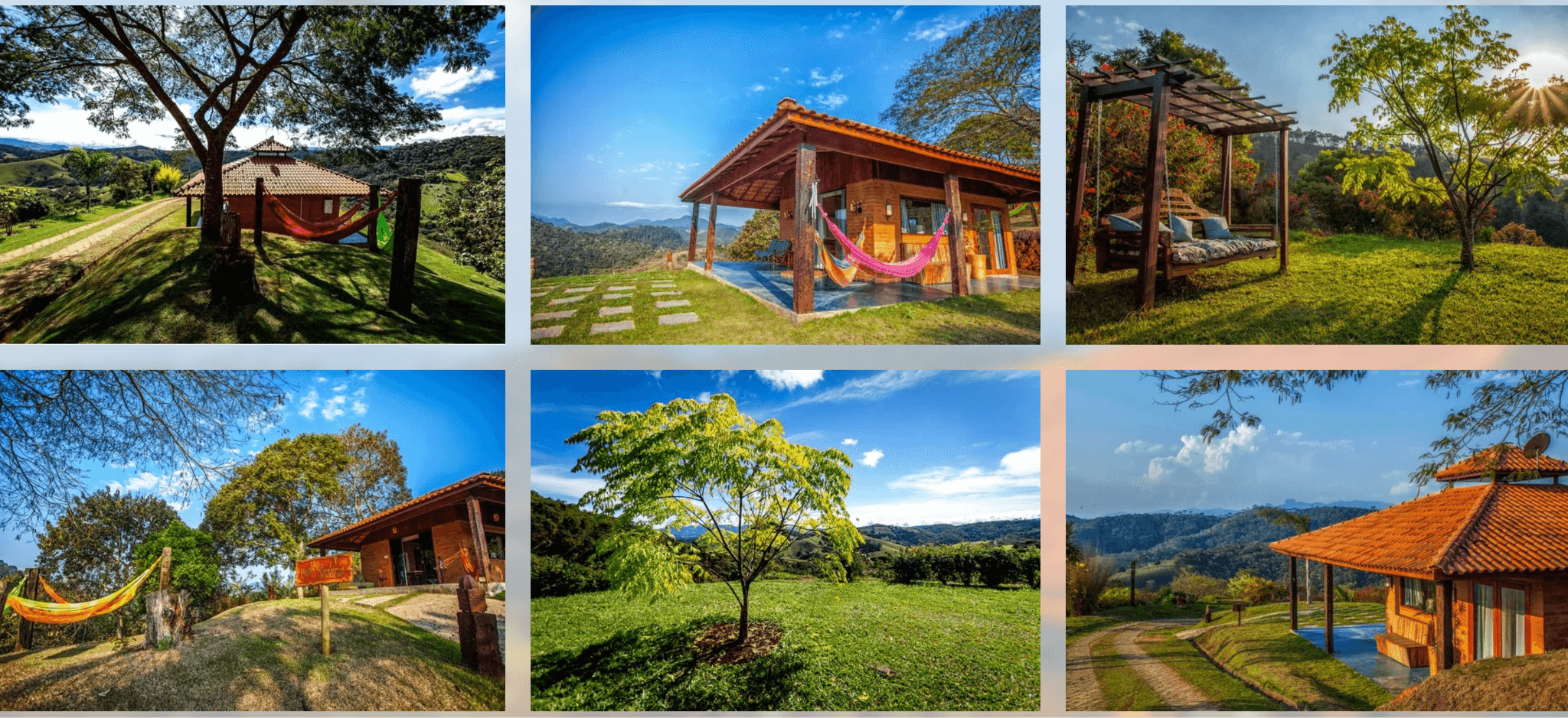 Images of Fadida’s posada, Munay, in the mountains outside of São Paulo