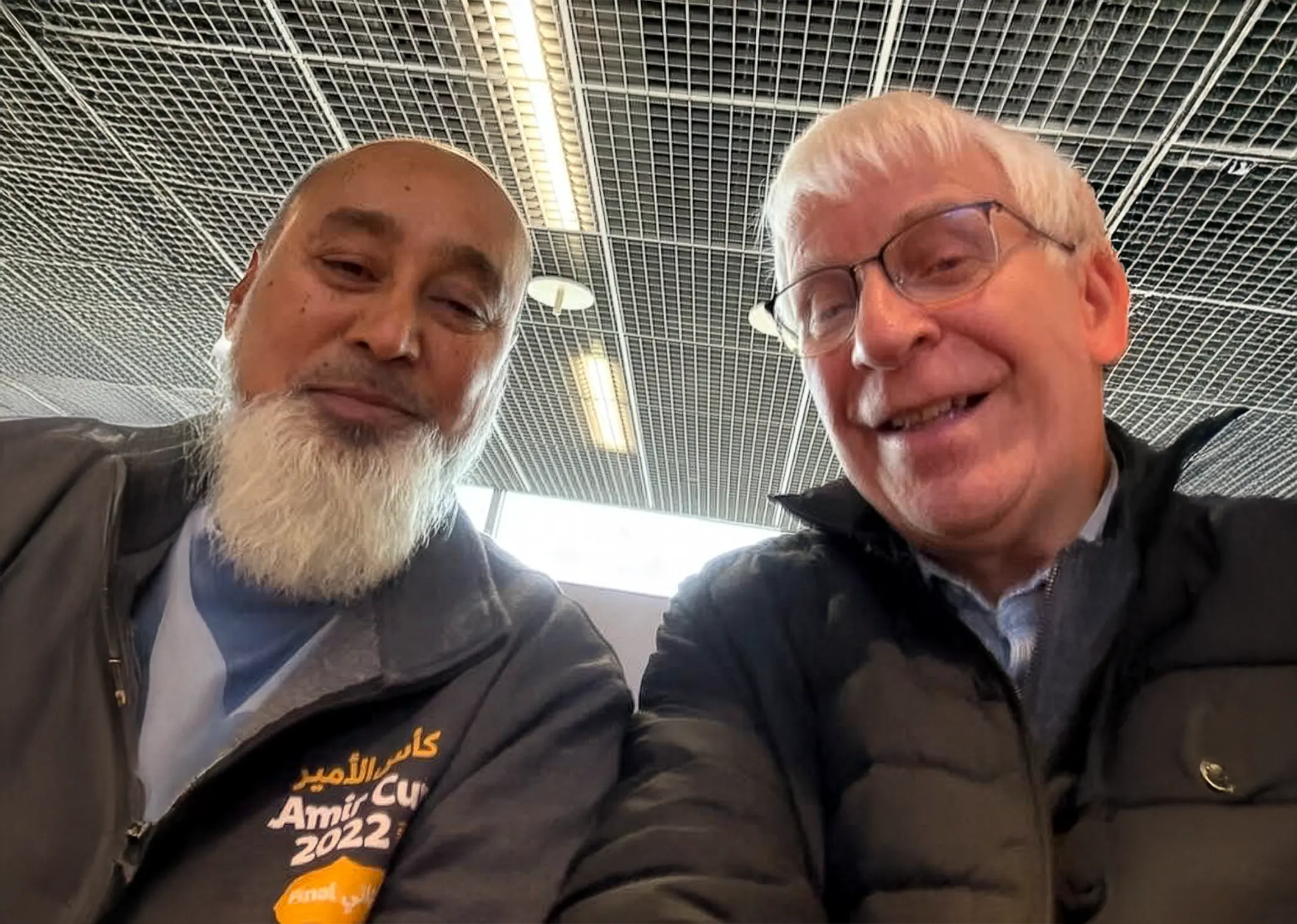 Svein-Magne Pedersen som er smed en muslim han møtte på flyplassen.