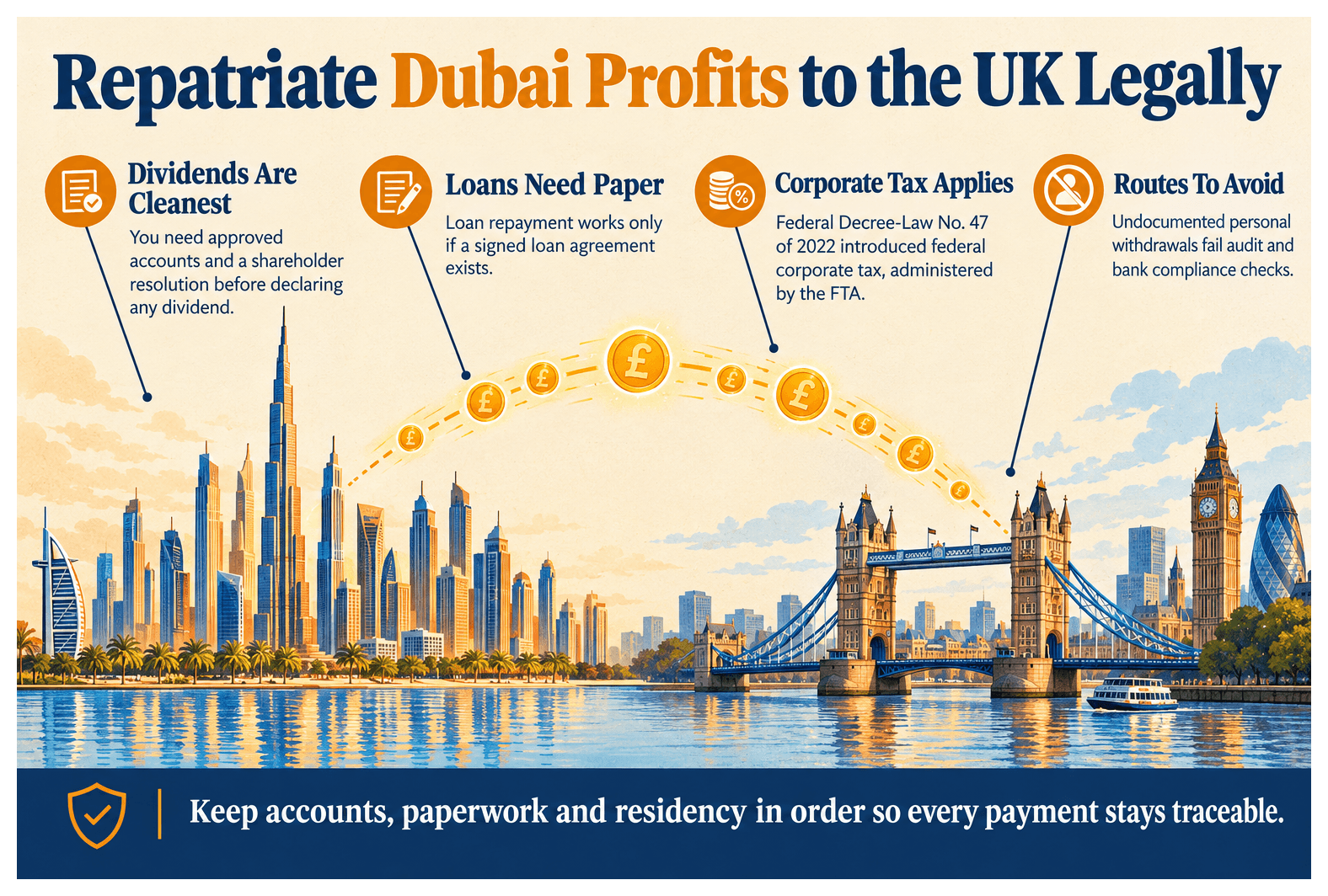 Infographic: Repatriating Profits From a Dubai Company to UK
