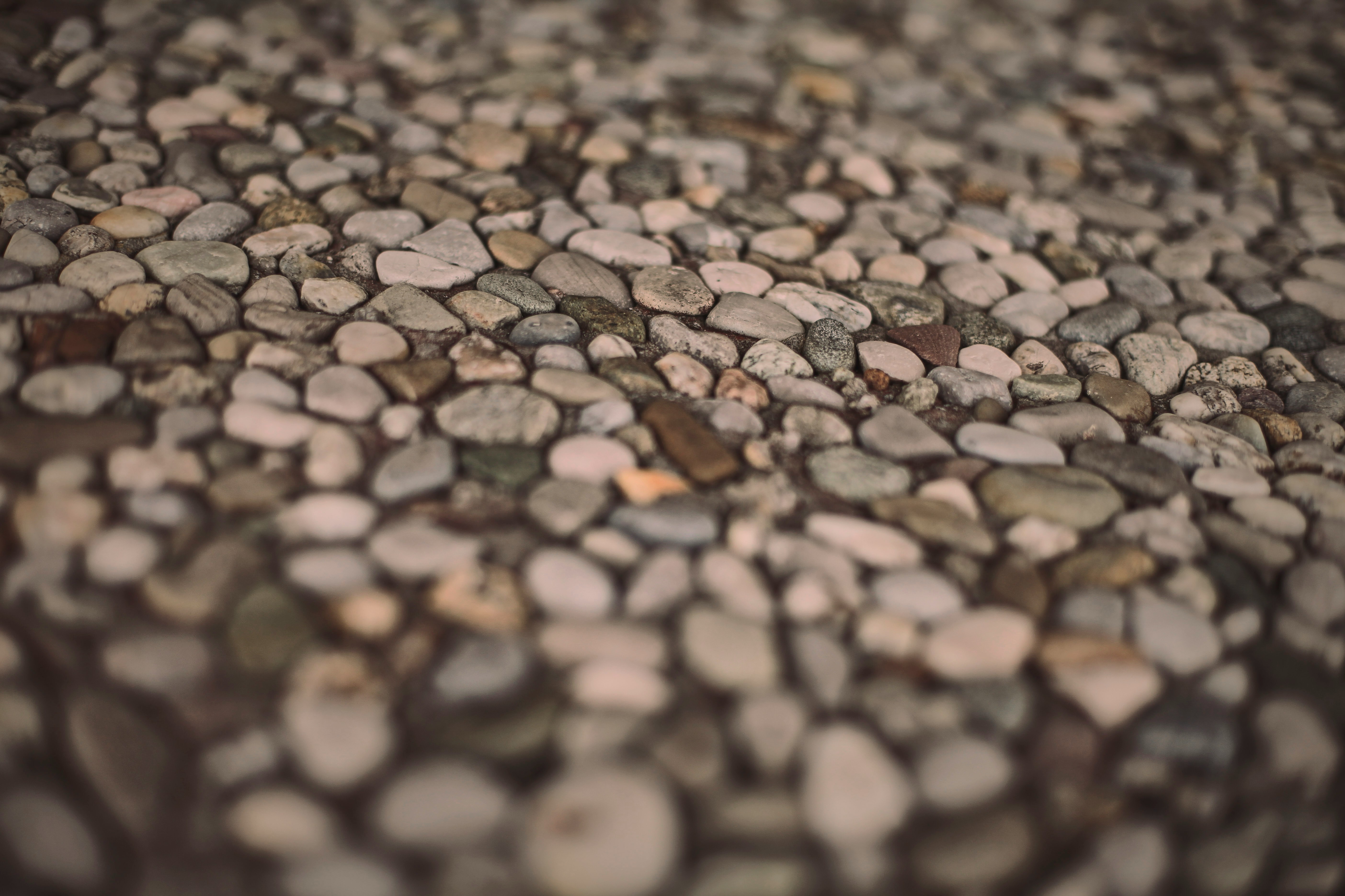 brown and black stones in close up photography