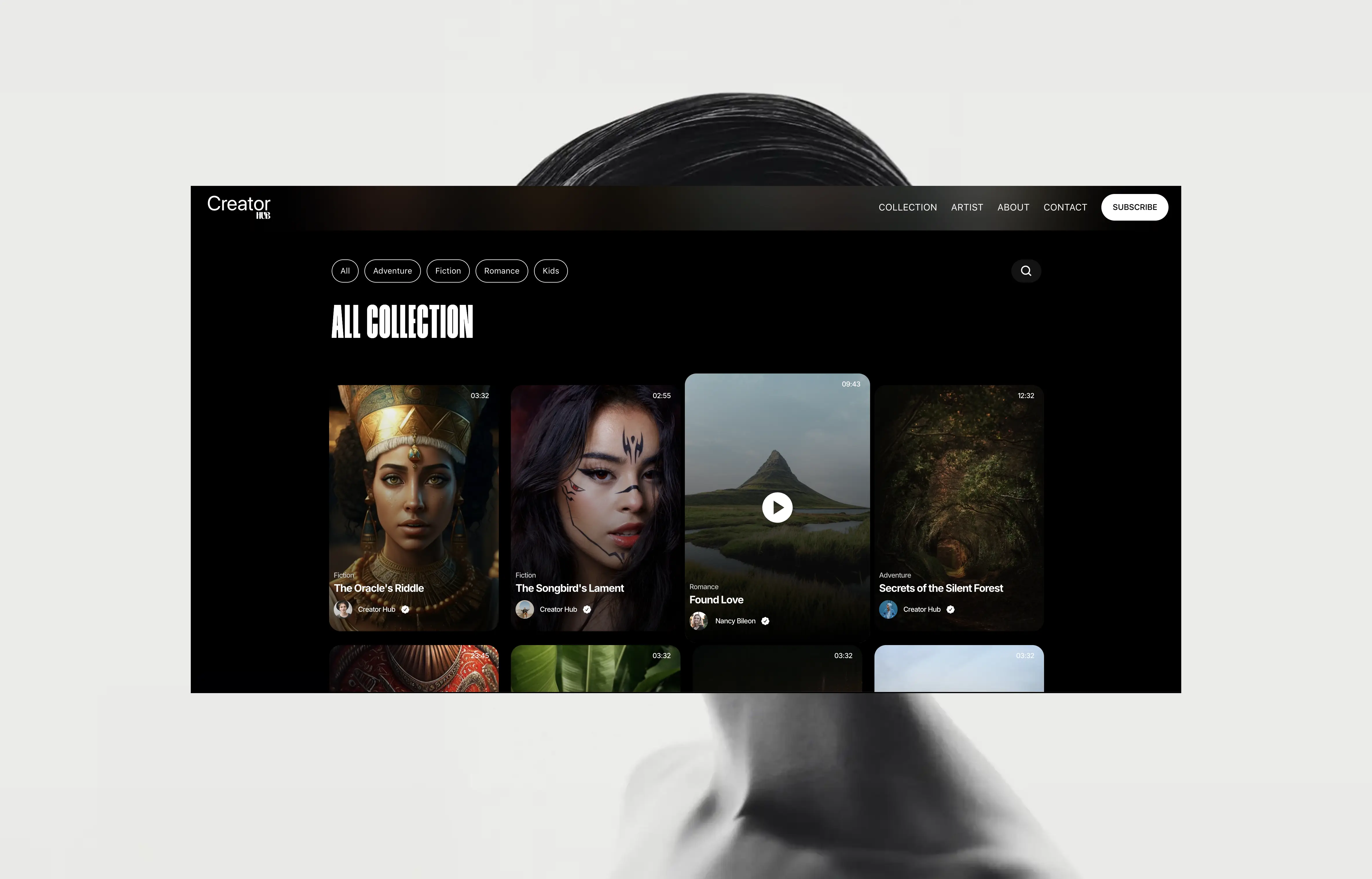 Entertainment framer template