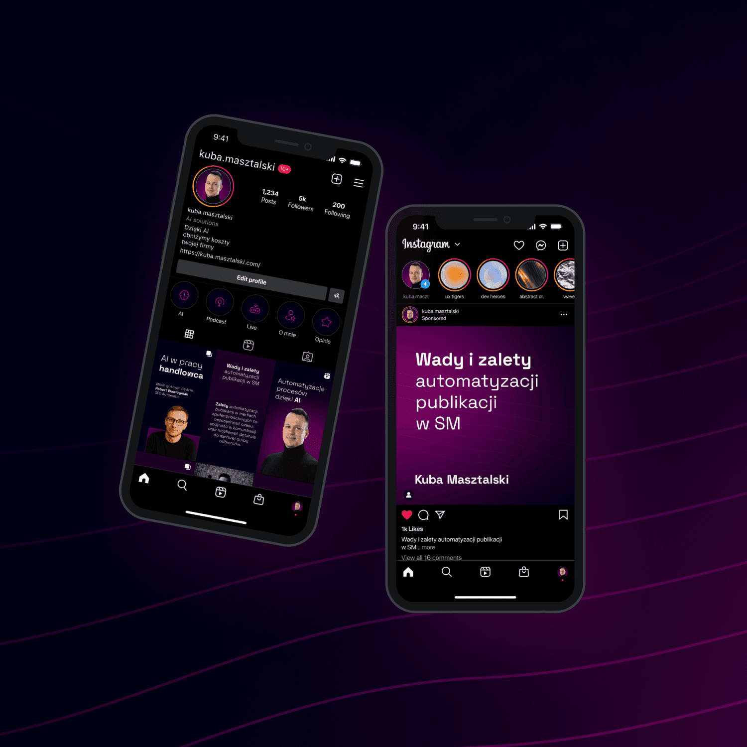 Social media representation