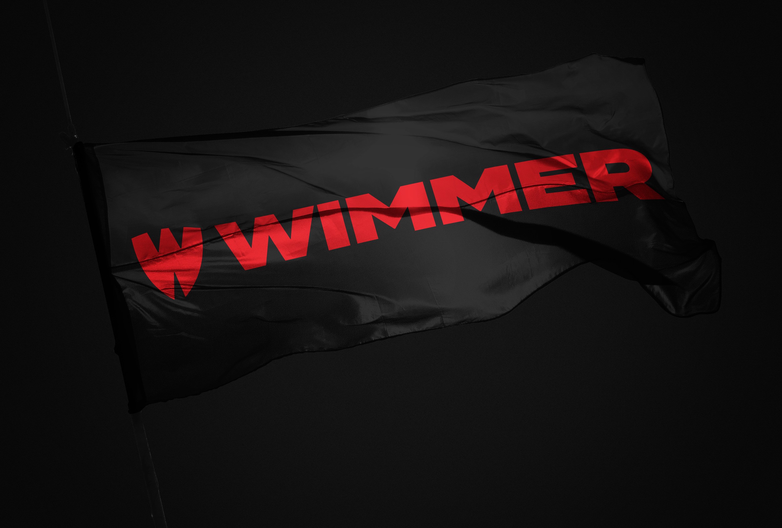 Neues, markantes Logo für den Wimmer Holzbau-Shop, das Handwerkstradition mit moderner Ästhetik verbindet.