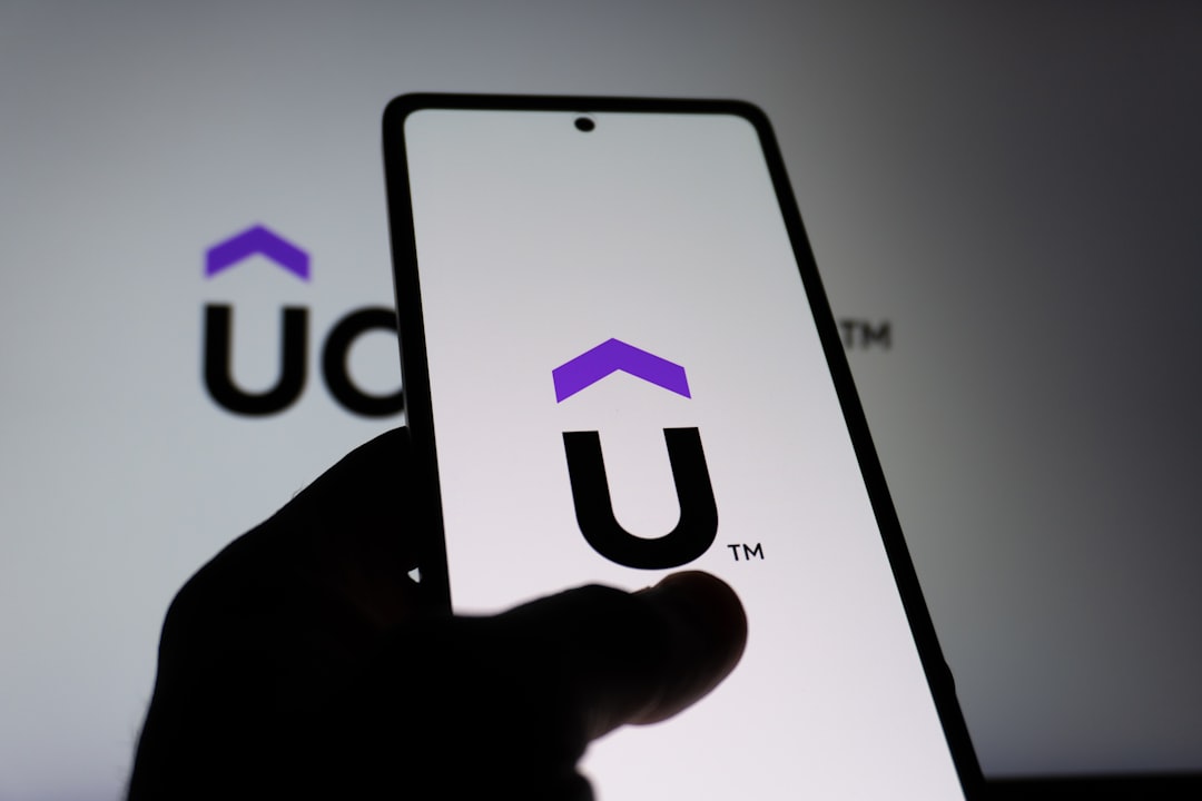 Smartphone displaying the udacity logo