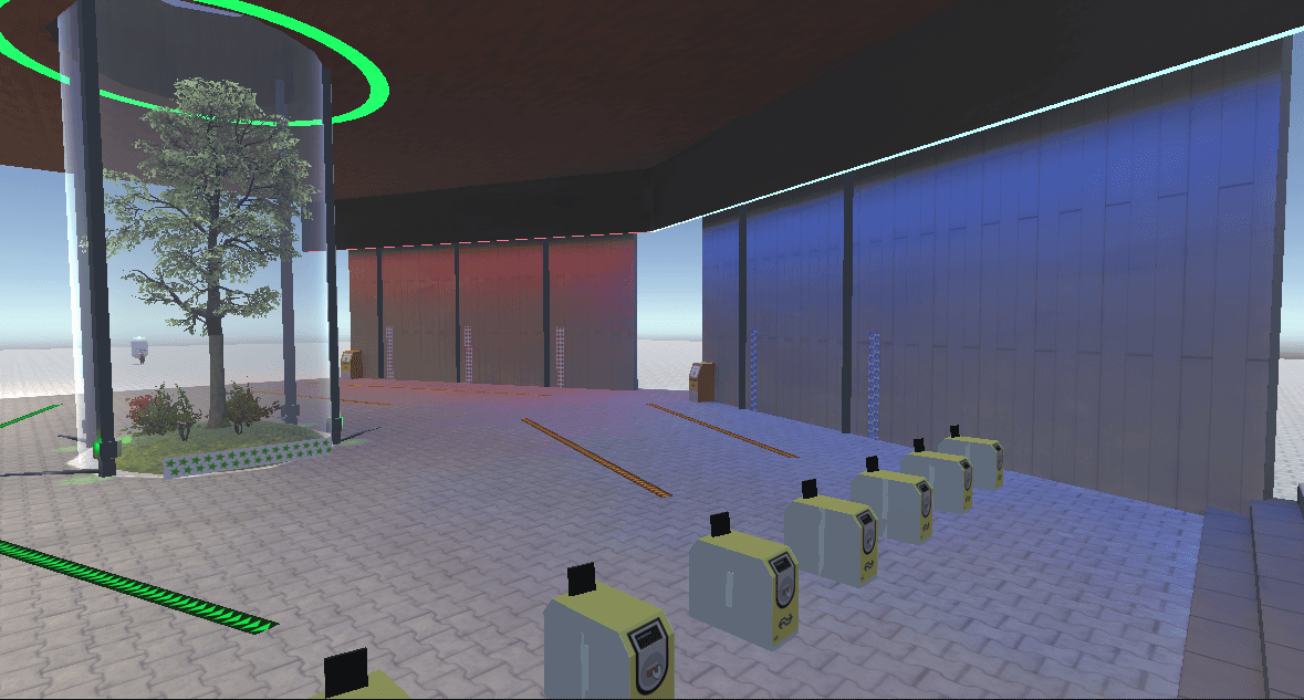 3D model of bike storage concept
