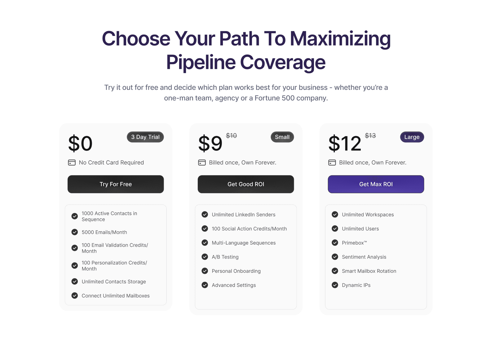 Pricing Figma section Dark/Ligh version