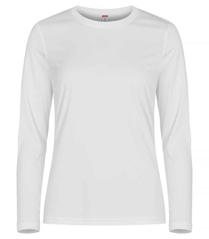 Maattabel werk-T-shirt dames — Clique Basic Active-T Women LS