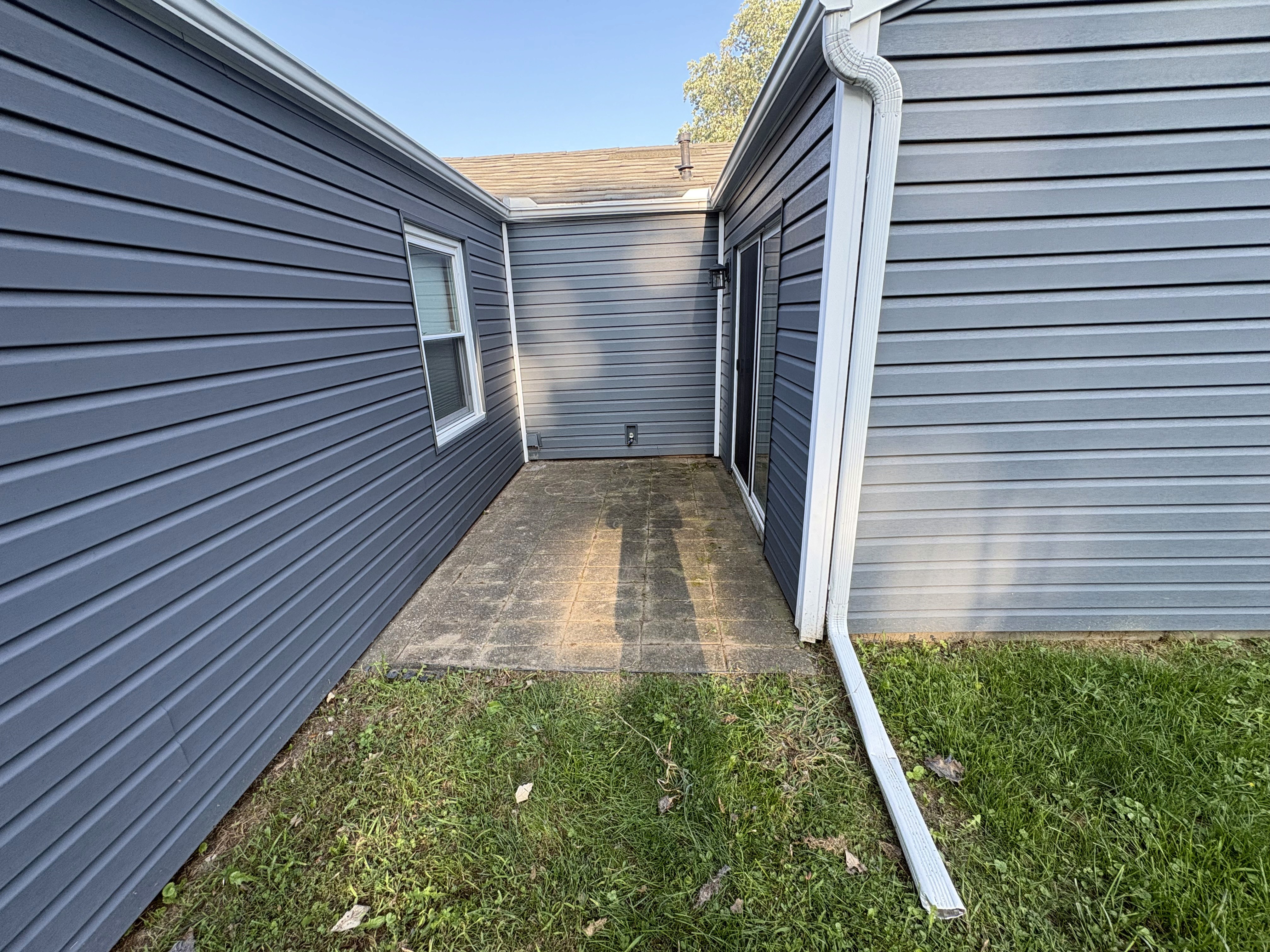 Maintained residential landscape in Northwest Ohio