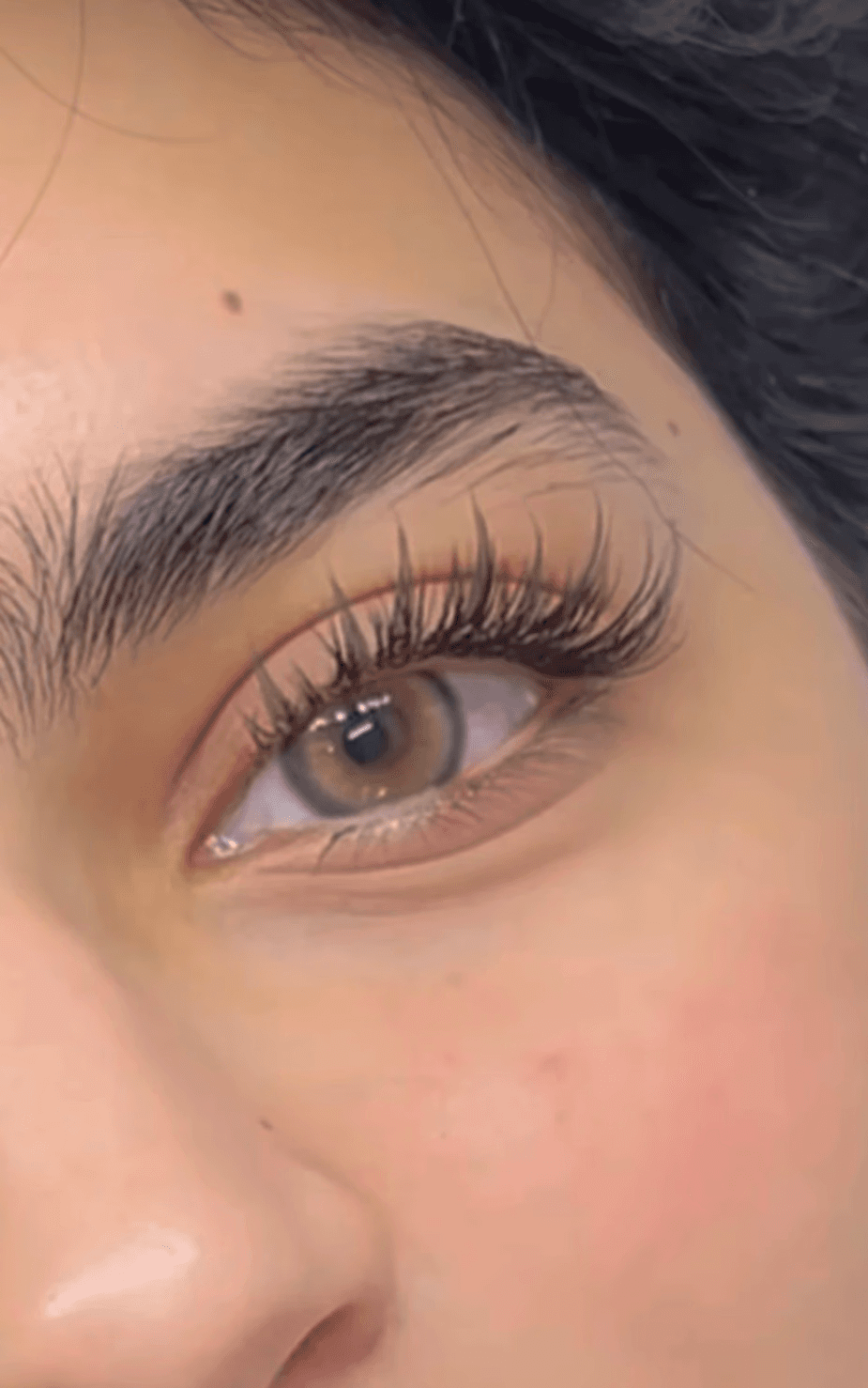 Golden christmas ornaments on a decorated tree.