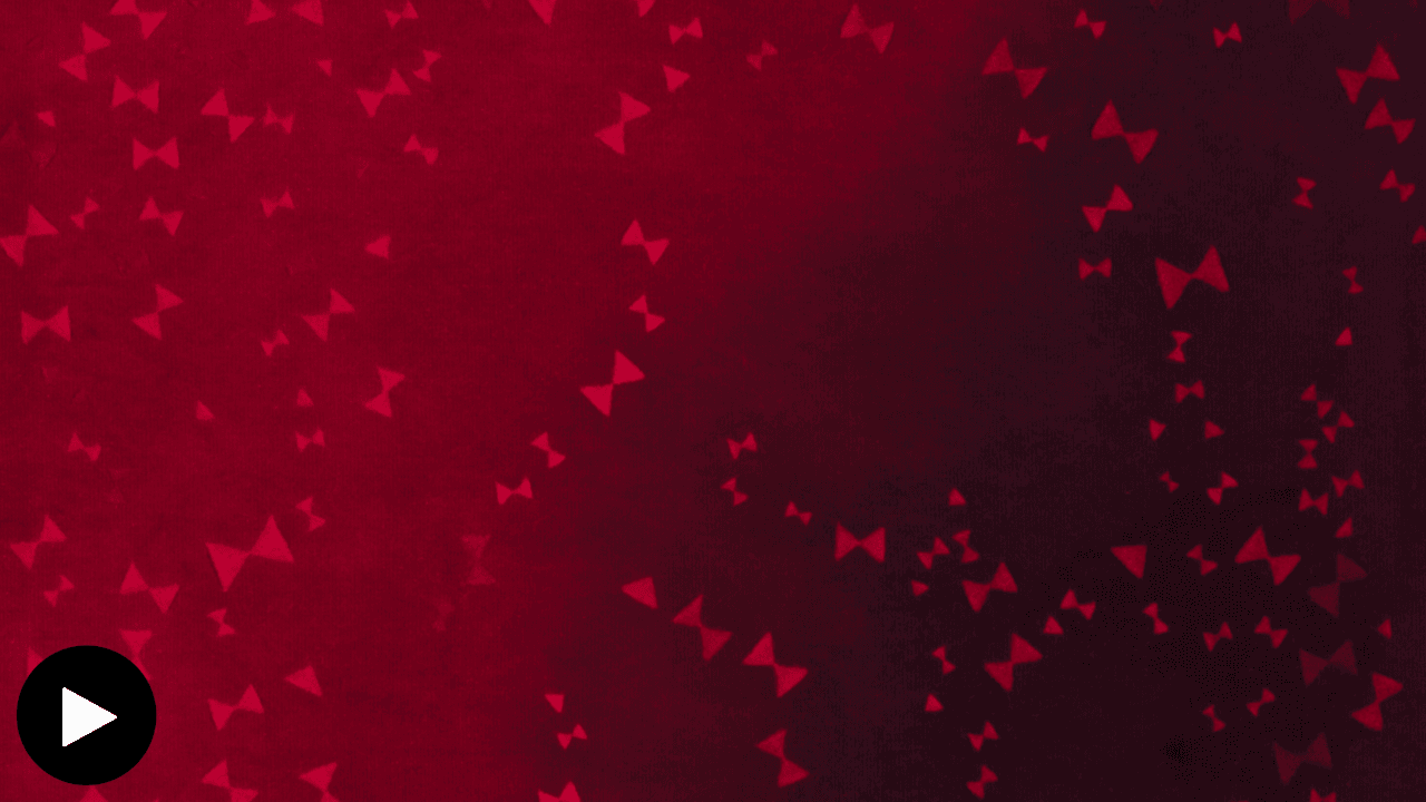 a closeup of a section of Porfirio Gutierrez's Migration artwork, showing a gradiation of red and abstract lighter butterfly shapes