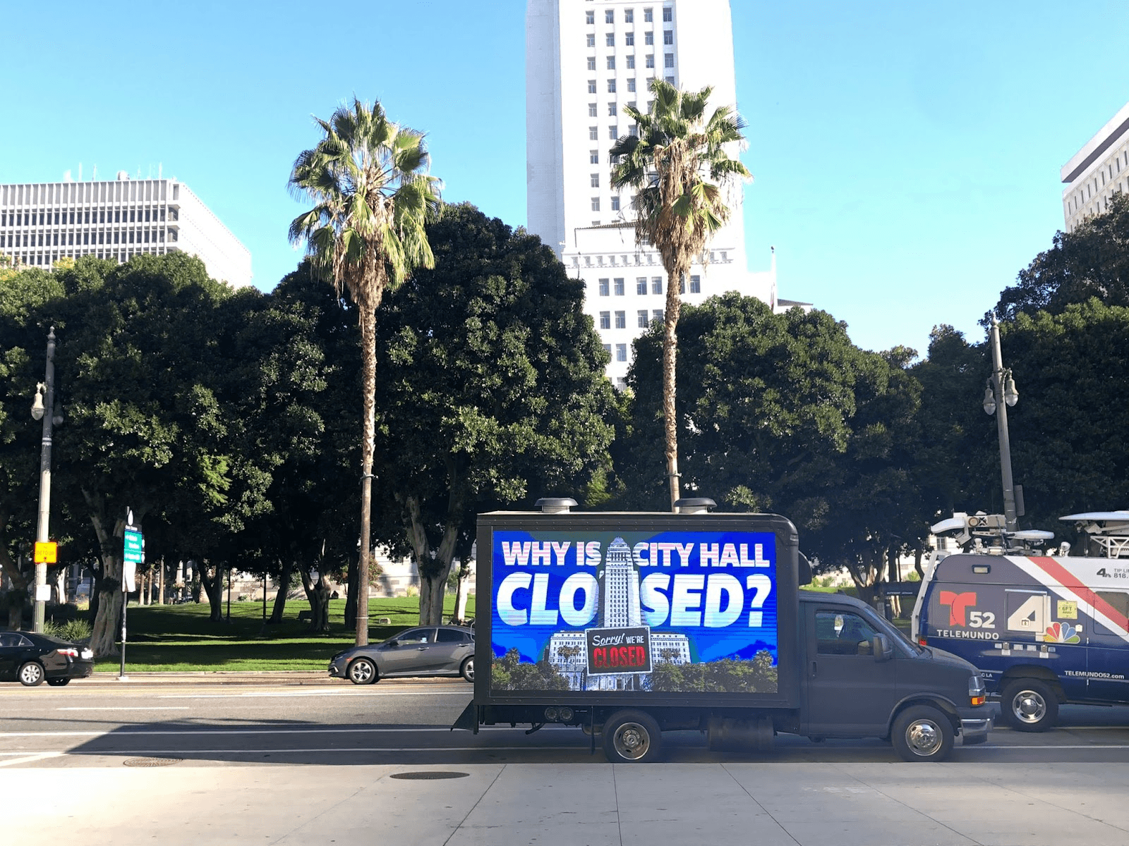 Pandemic Mobile Billboard