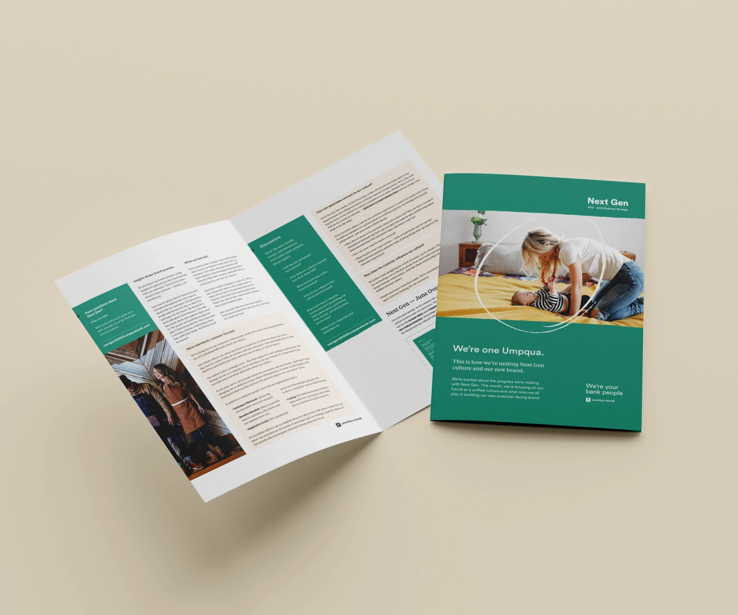 Umpqua Bank training guide for employees