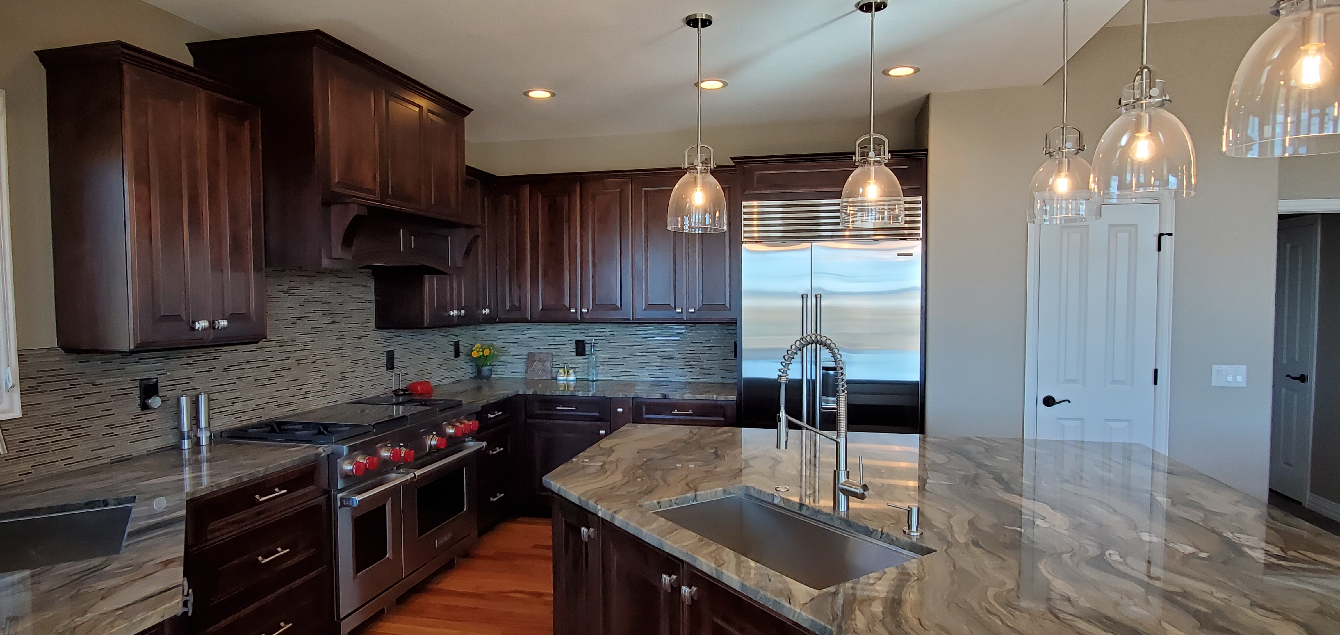 white and brown wooden table with chairs
